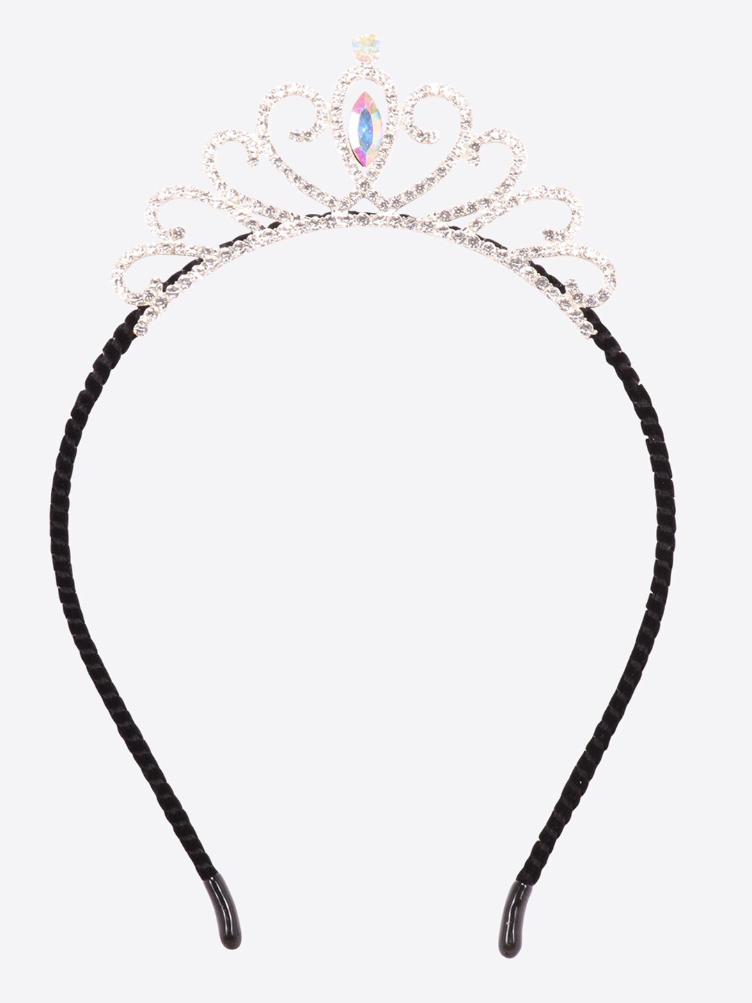 

CUTECUMBER Girls Black & White Embellished Hairband