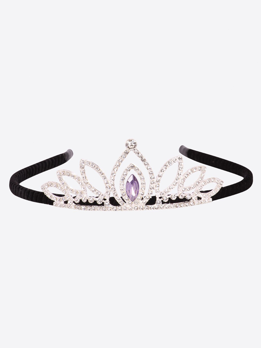 

CUTECUMBER Girls Black & White Embellished Hairband