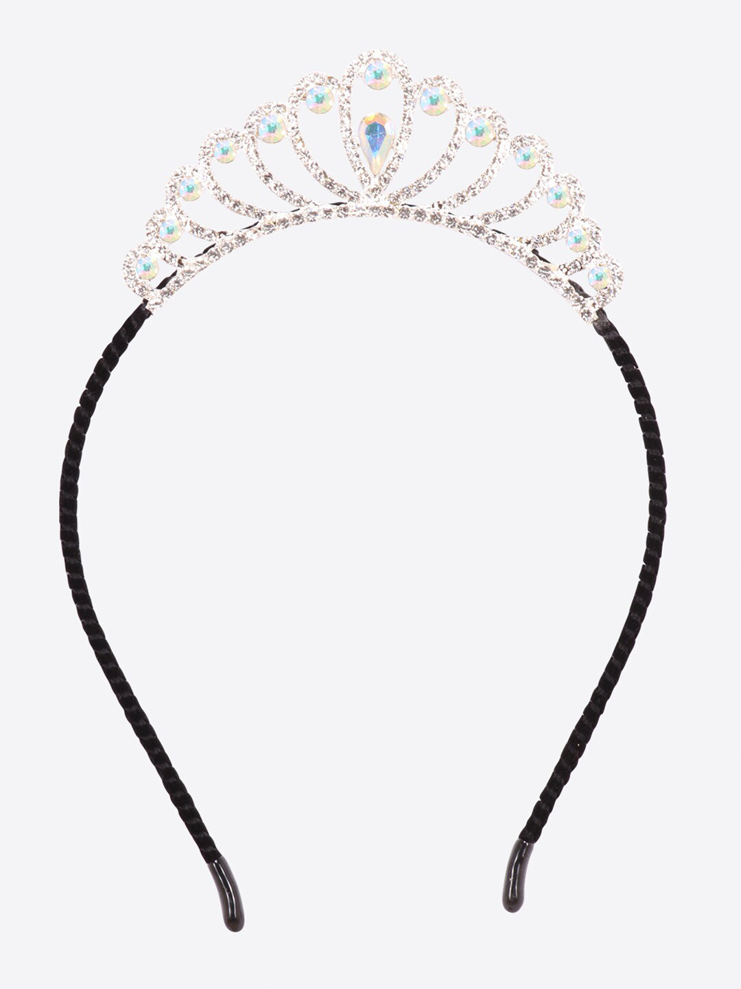 

CUTECUMBER Girls Black & White Embellished Hairband