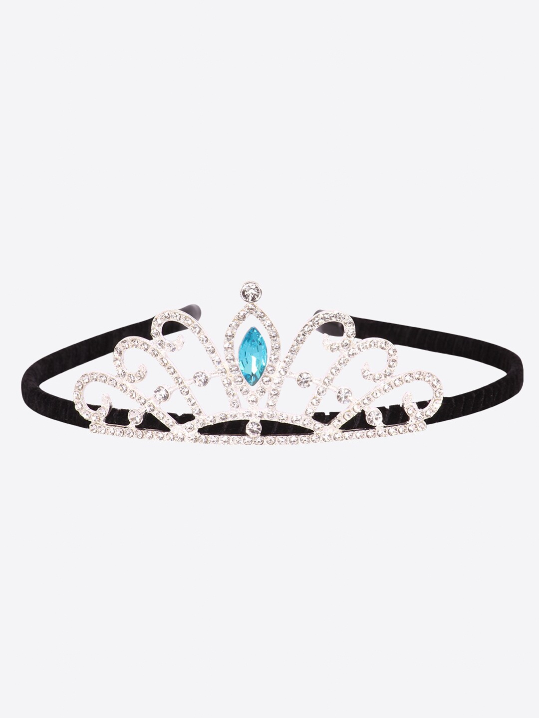 

CUTECUMBER Girls Black & White Embellished Tiara
