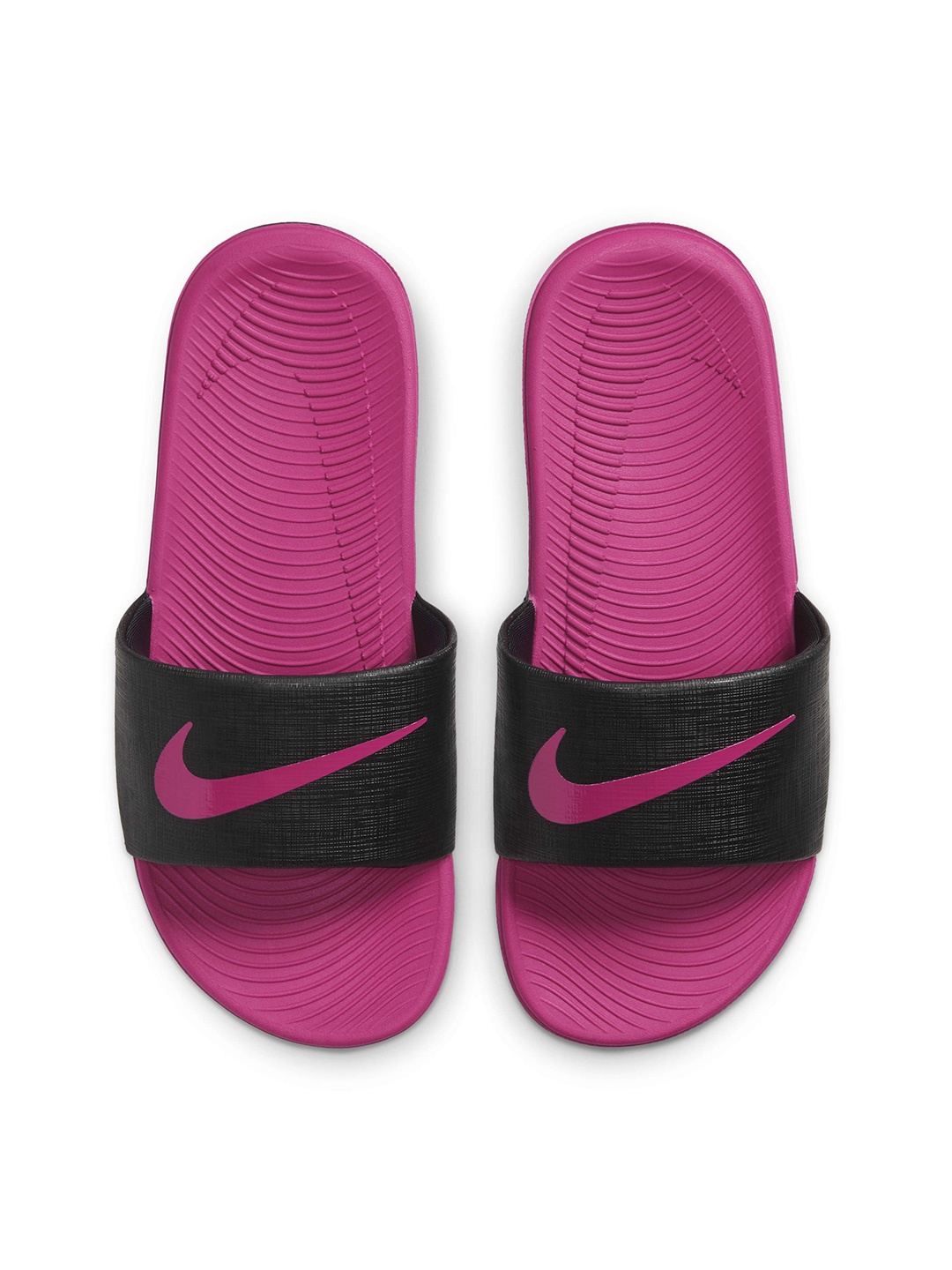 

Nike Kawa Little Big Kids' Slides, Black