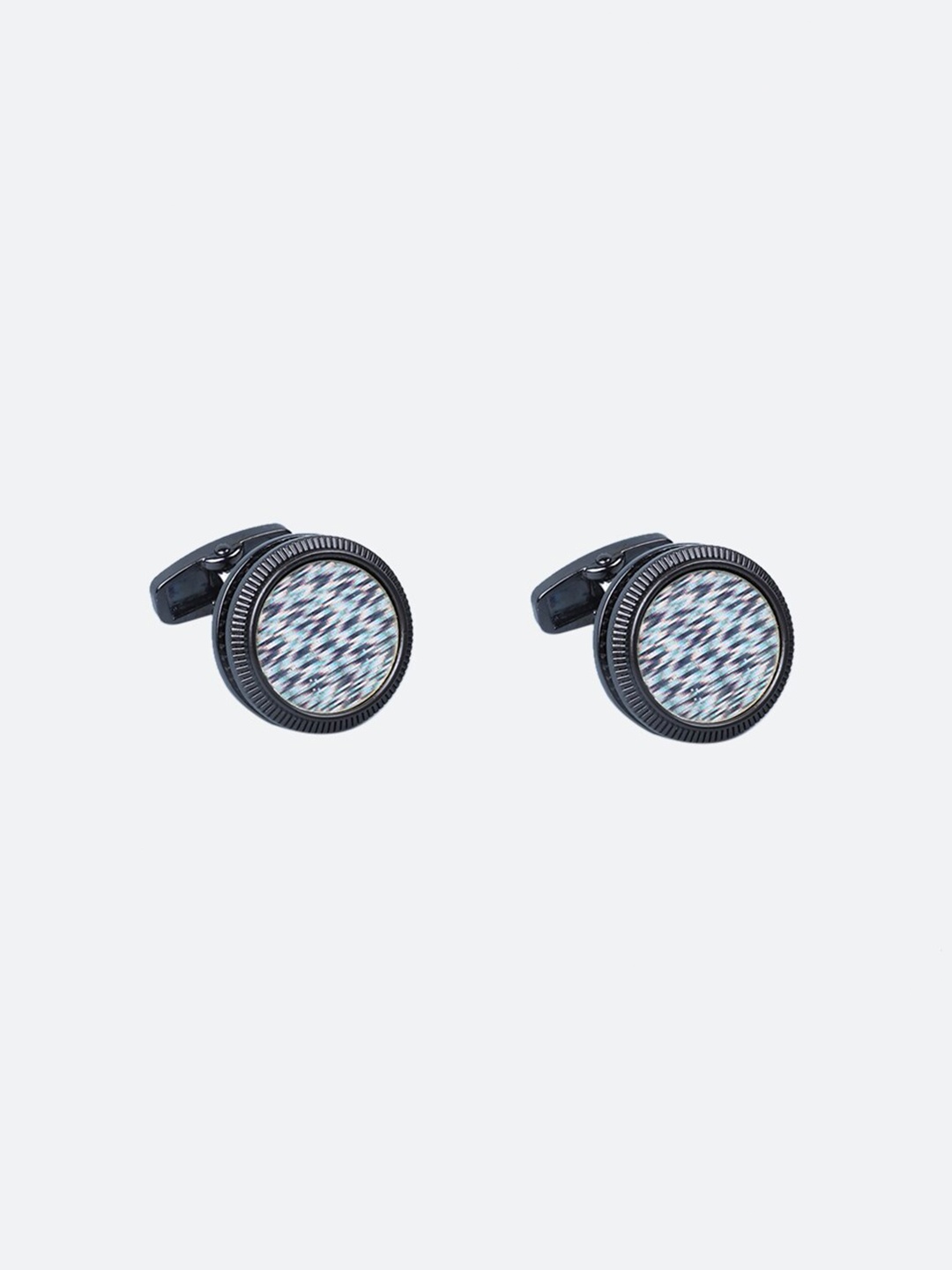 

Tossido Black & Blue Cufflink