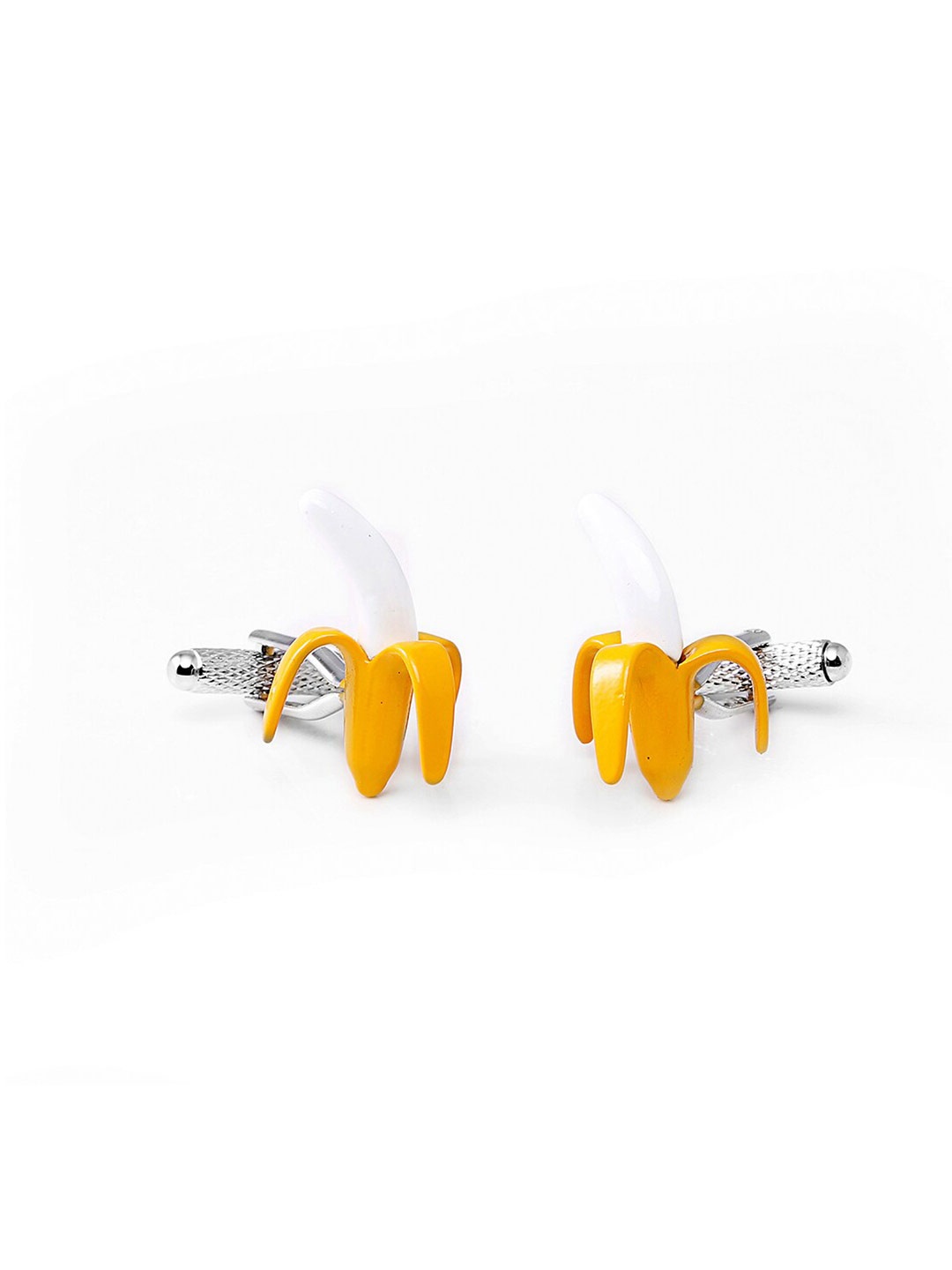 

Tossido Yellow & White Quirky Cufflink