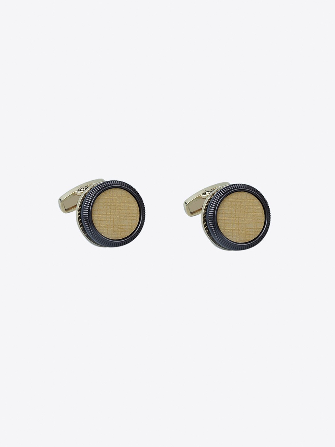 

Tossido Gold-Toned & Beige Cufflink