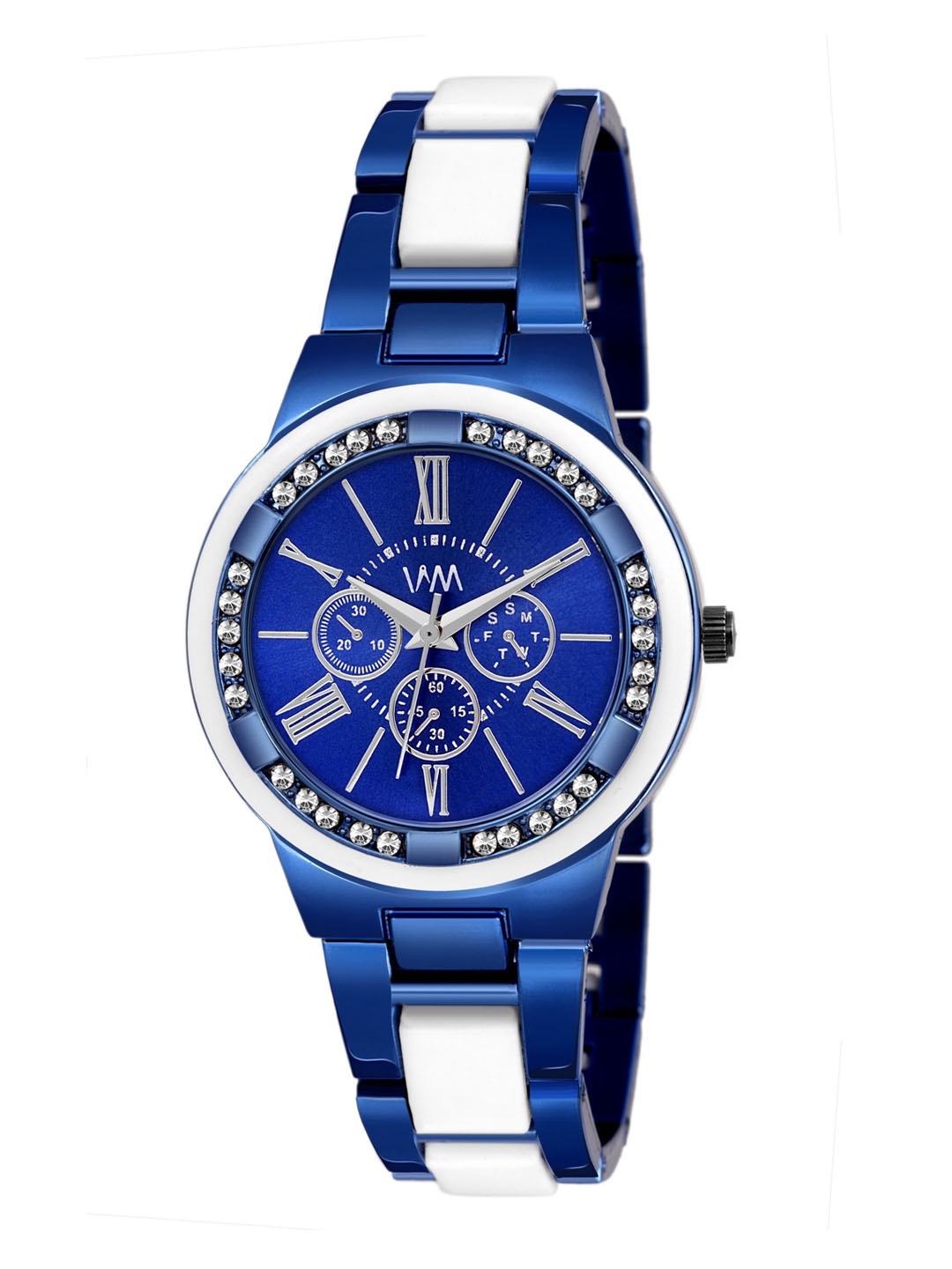 

Watch Me Women Blue Embellished Dial & Blue Bracelet Style Analogue Watches - PP-030