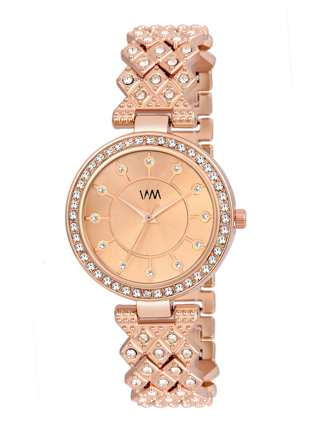 

Watch Me Women Rose Gold-Toned Dial & Rose Gold Toned Bracelet Analogue Watches PP-033