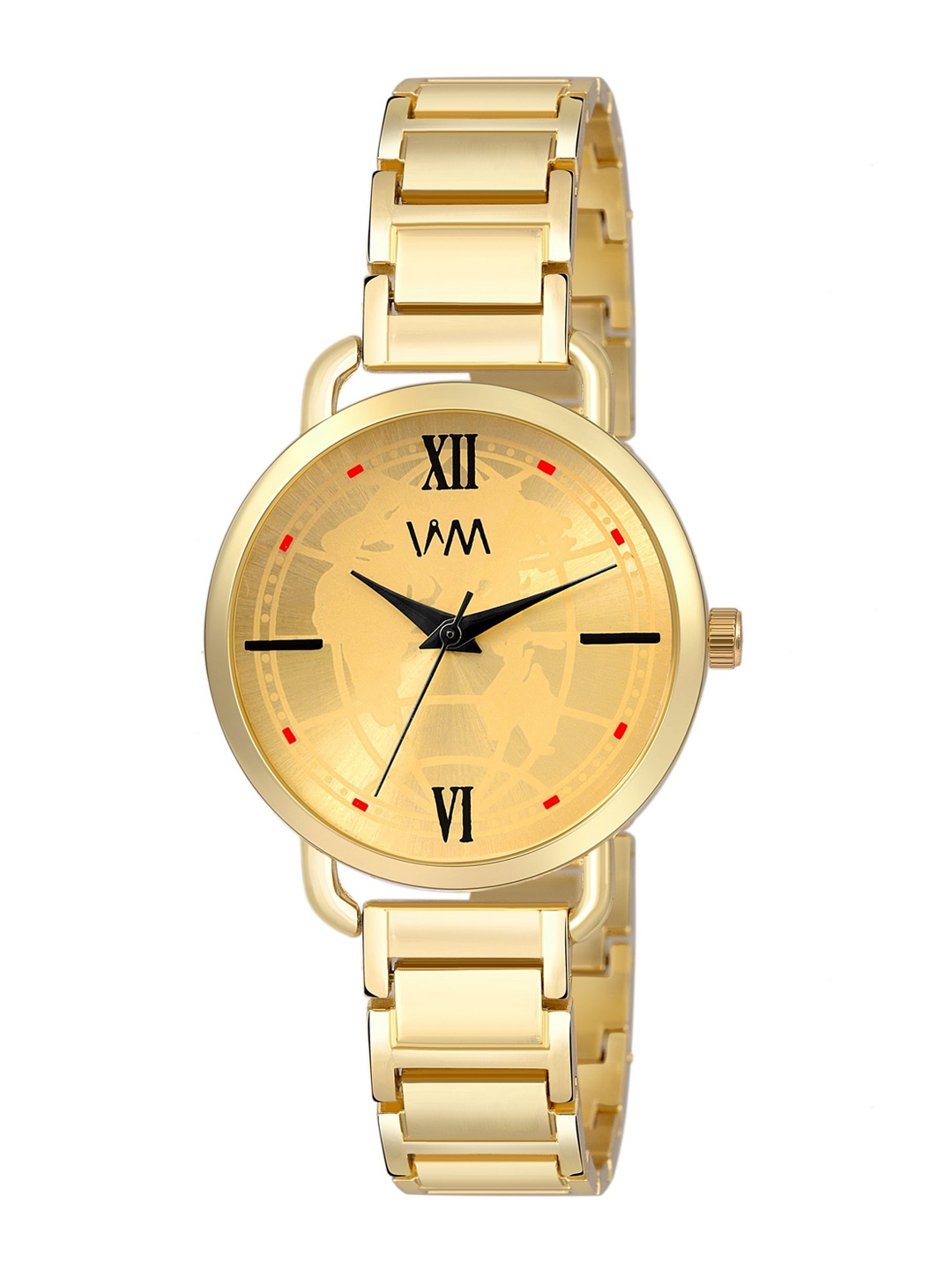 

Watch Me Women Gold-Toned Printed Dial Bracelet Style Straps Analogue Watches - PP-037