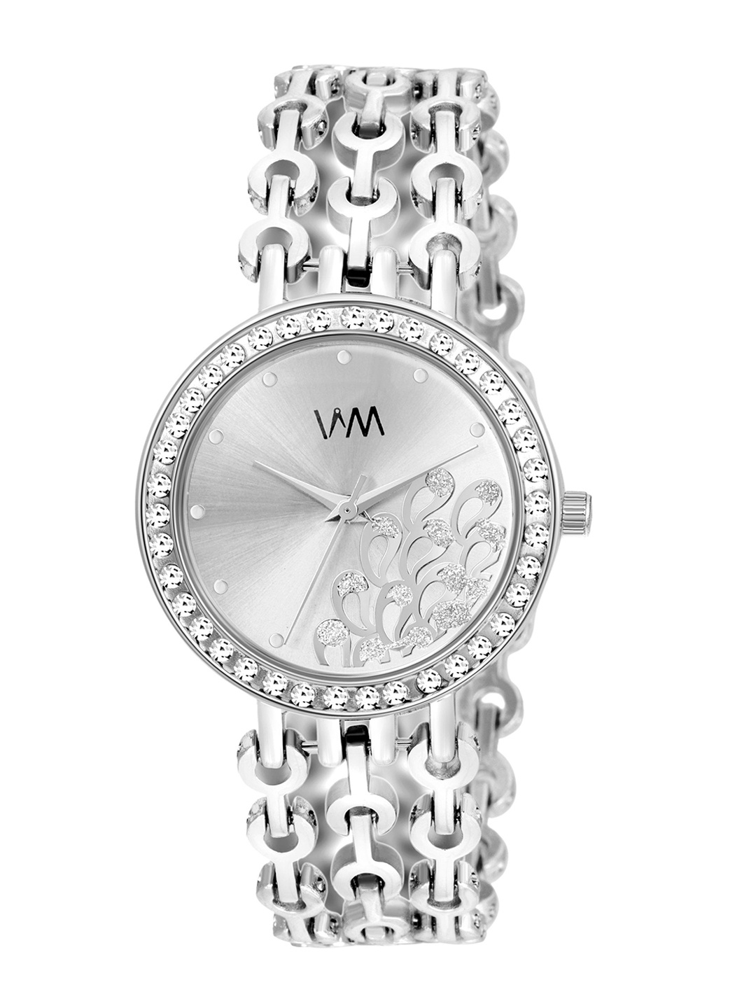 

Watch Me Women Silver-Toned Embellished Dial Bracelet Style Analogue Watches - PP-042