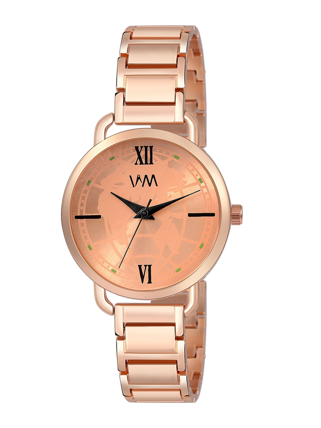 

Watch Me Women Rose Gold-Toned Printed Dial Bracelet Style Analogue Watches - PP-036