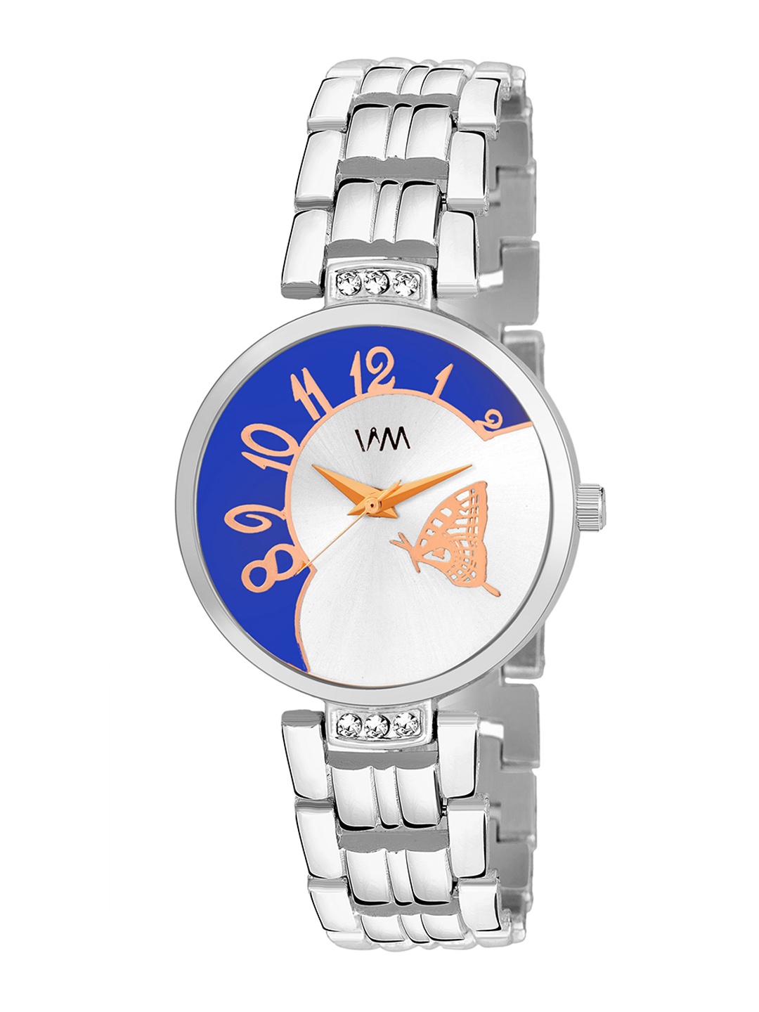 

Watch Me Women Embellished Dial & Silver Toned Straps Analogue Watches - PP-040