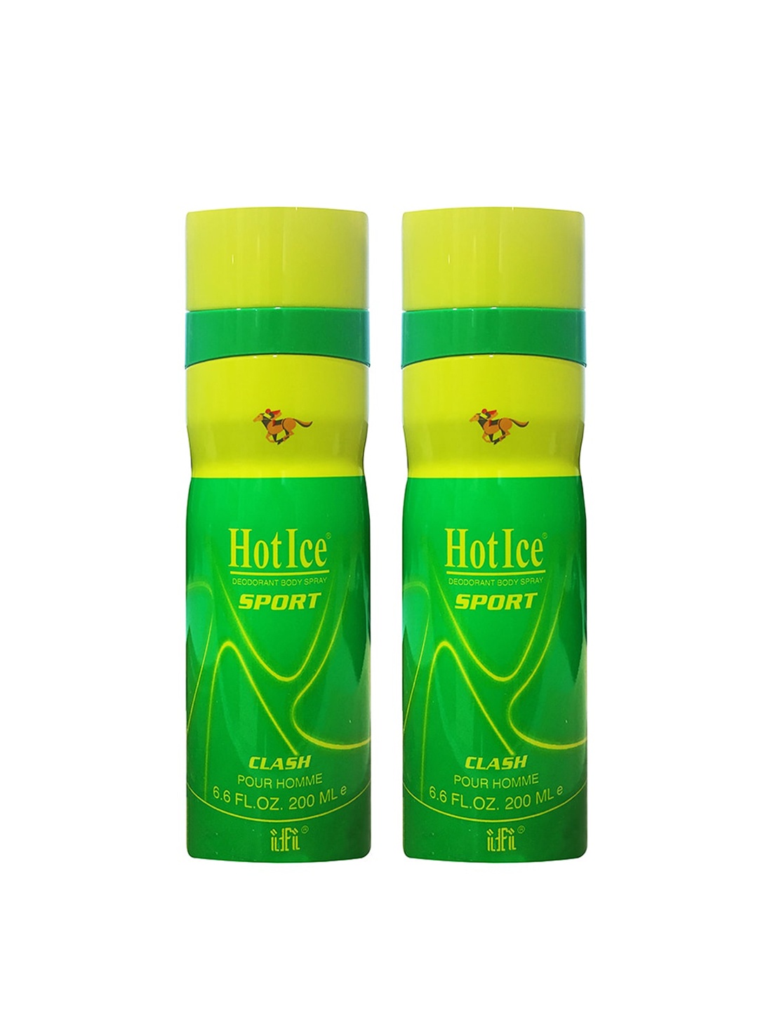 

Hot Ice Men Multi Set of 2 Sports Clash Deodorant 200ml