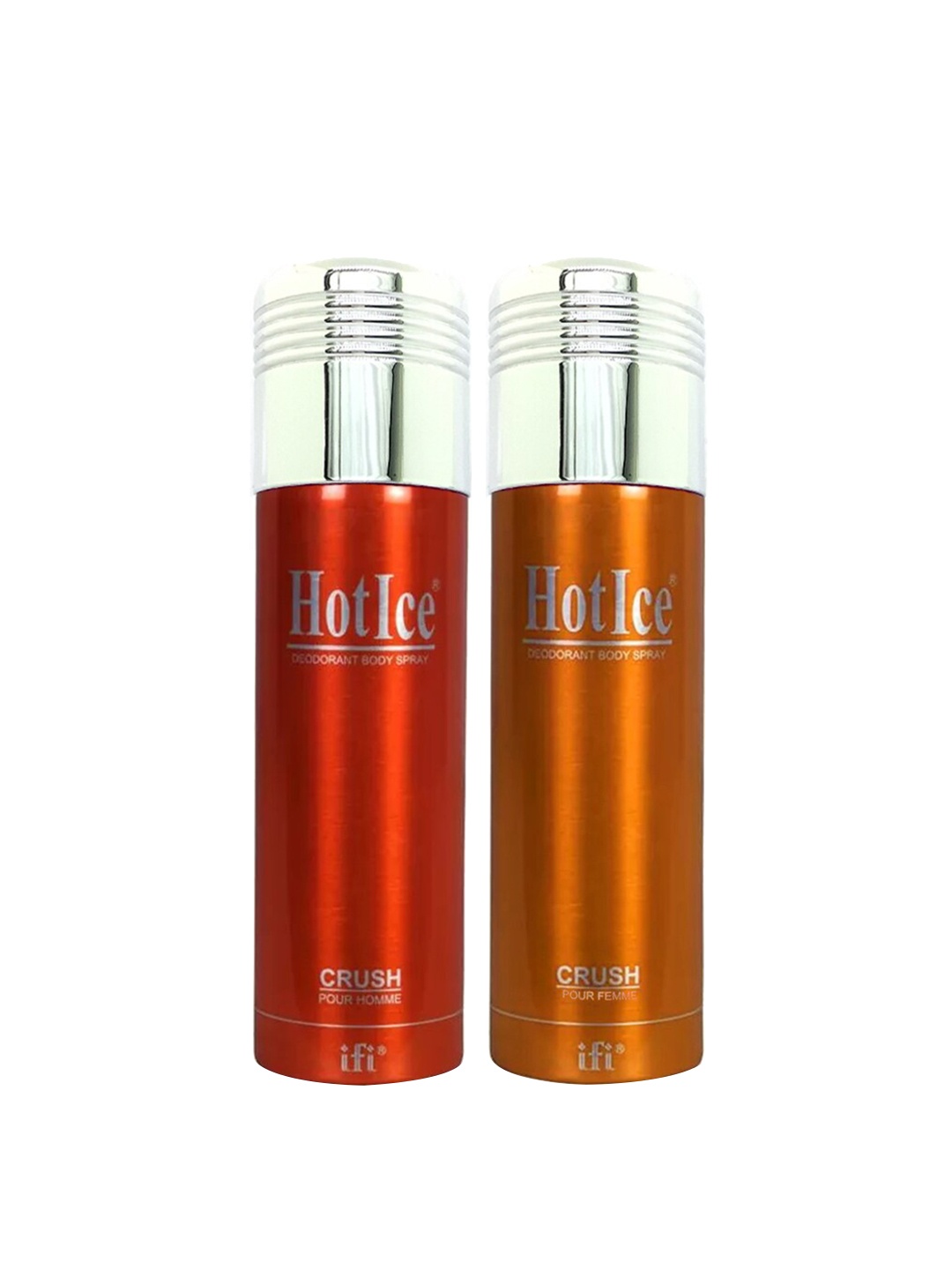 

Hot Ice Crush Homme & Femme Deodorant Combo 400ml, Red