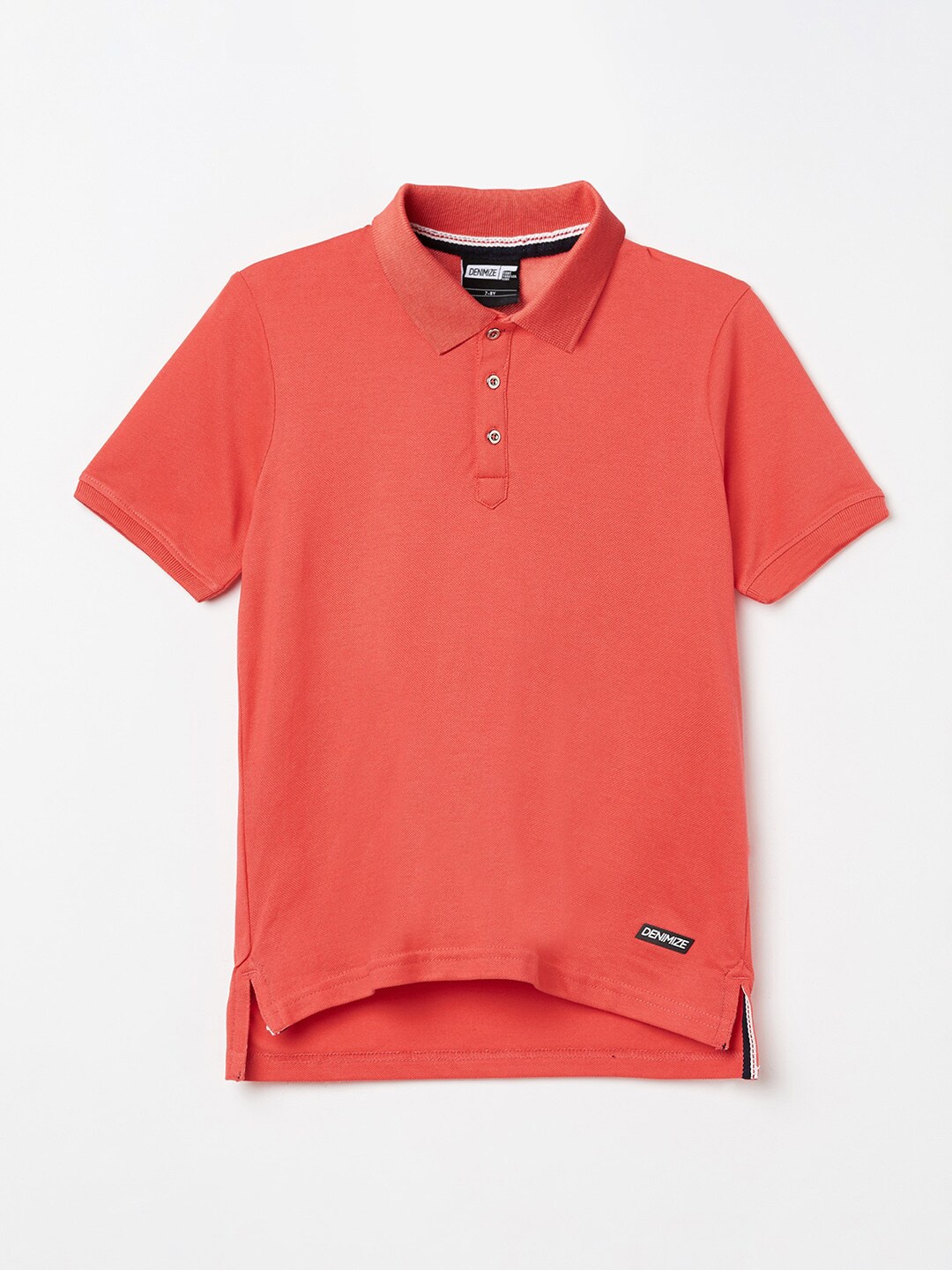 

Denimize by Fame Forever Boys Coral Polo Collar T-shirt