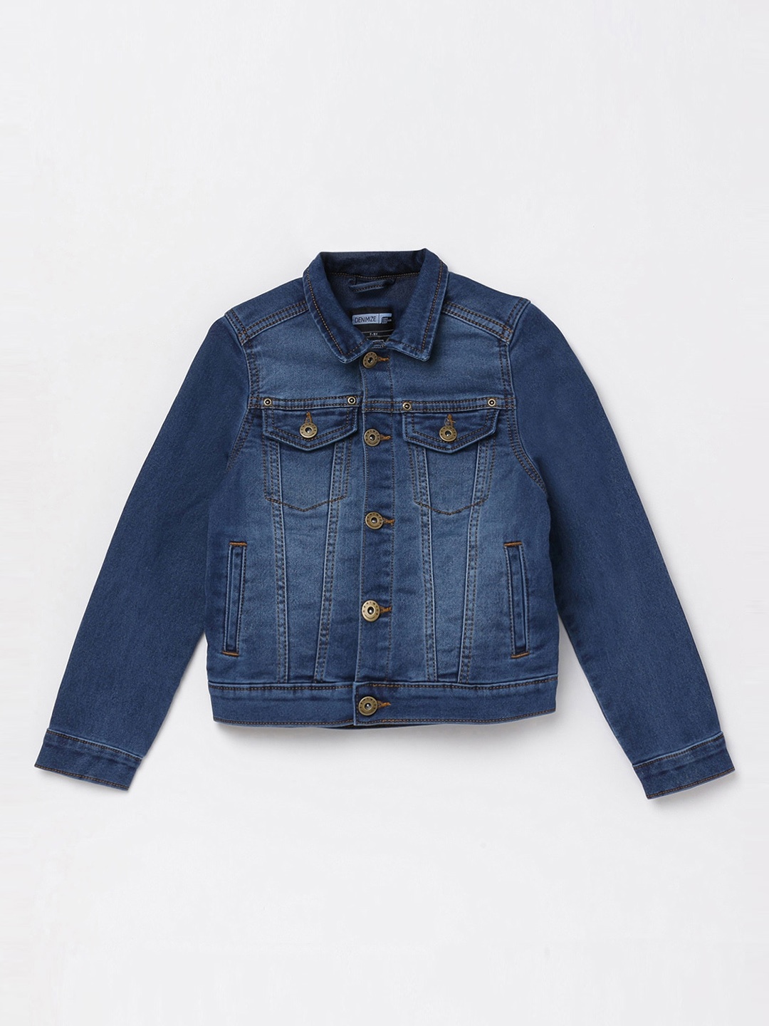 

Denimize by Fame Forever Boys Blue Washed Denim Jacket