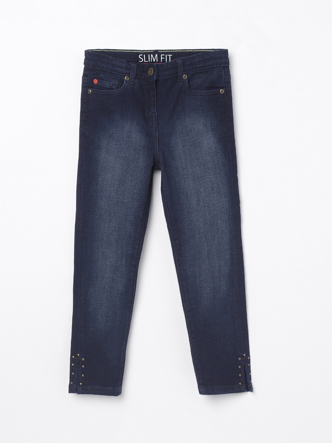 

Denimize by Fame Forever Girls Blue Slim Fit Light Fade Jeans