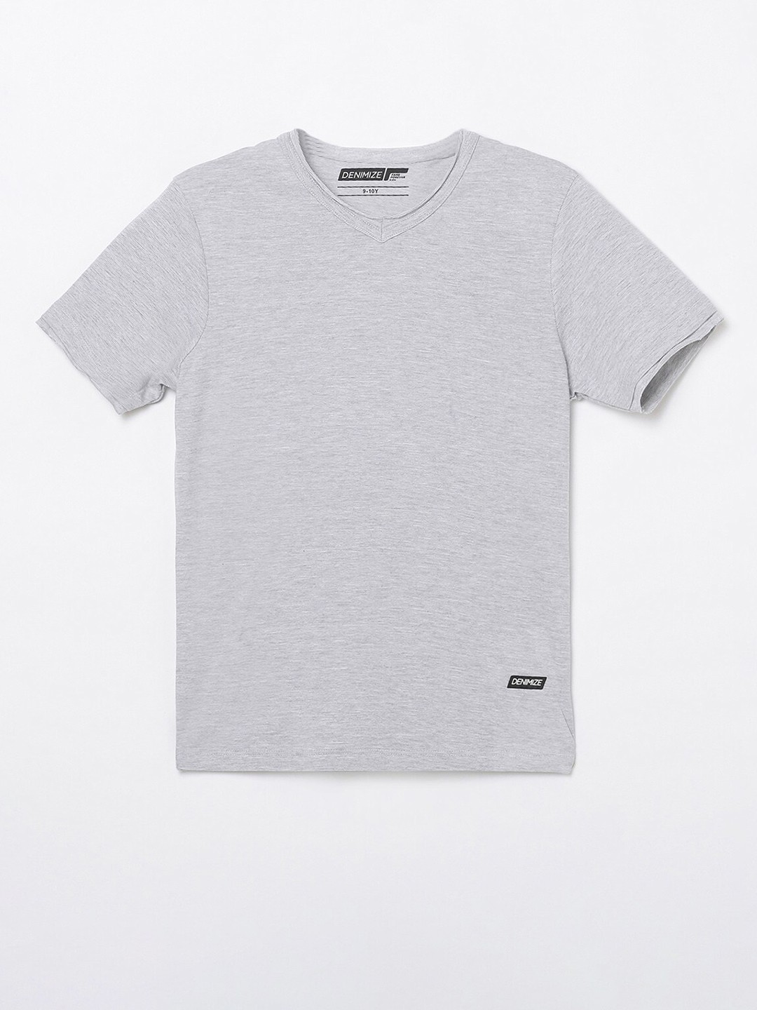 

Denimize by Fame Forever Boys Grey V-Neck T-shirt