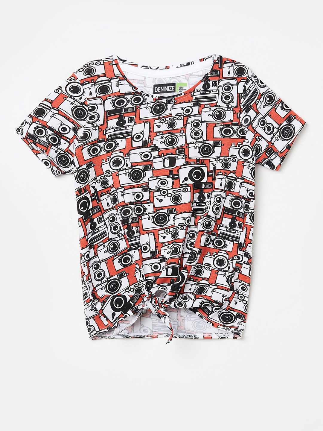 

Denimize by Fame Forever Girls Multicoloured Printed T-shirt, Multi