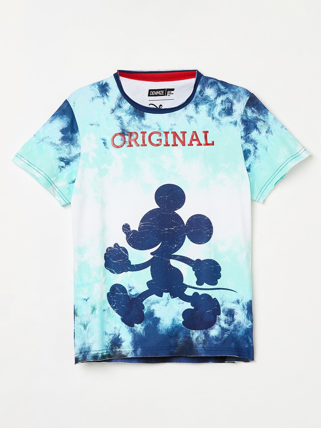 

Denimize by Fame Forever Boys White Graphic Printed T-shirt