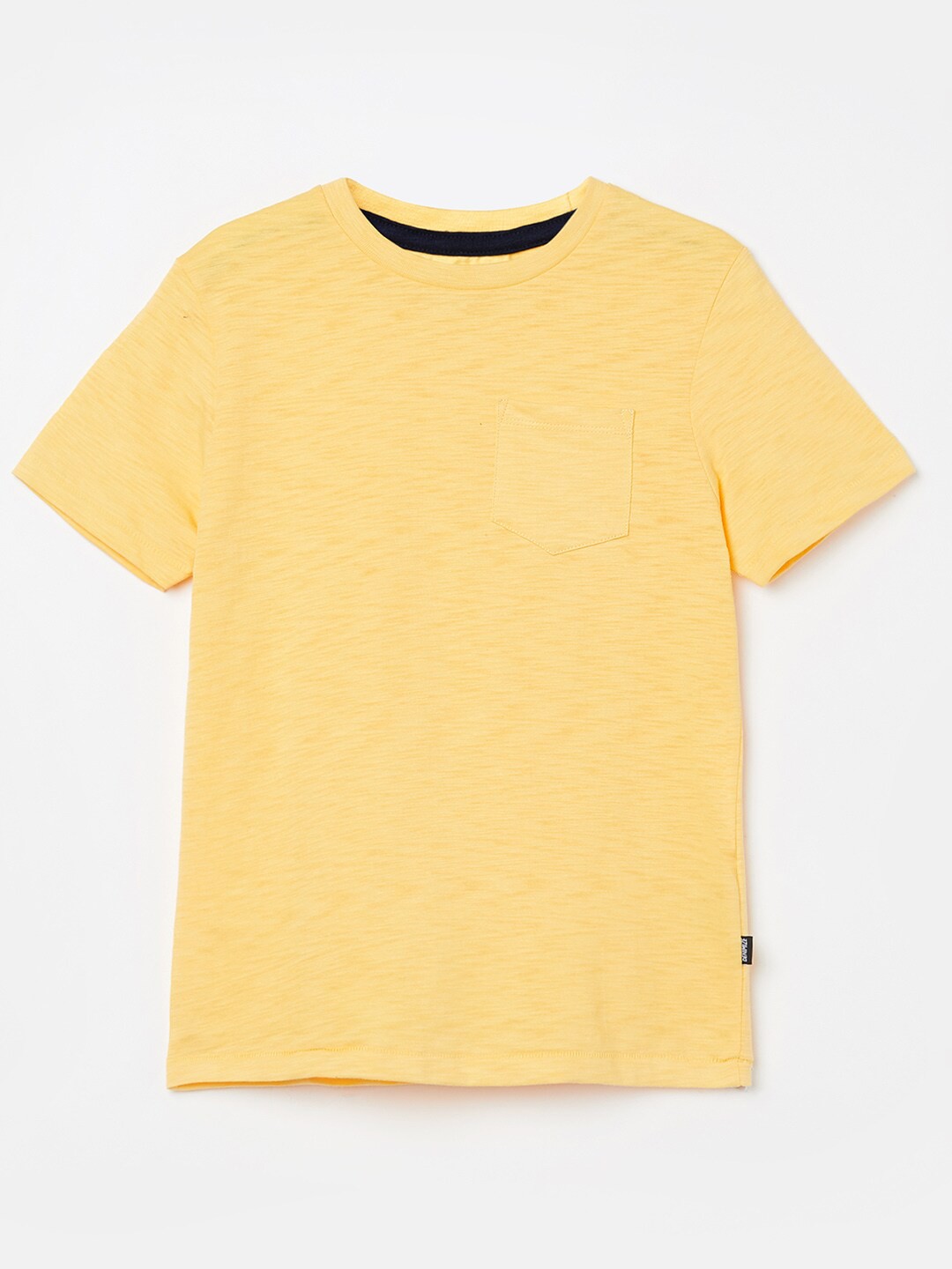 

Denimize by Fame Forever Boys Solid Yellow T-shirt