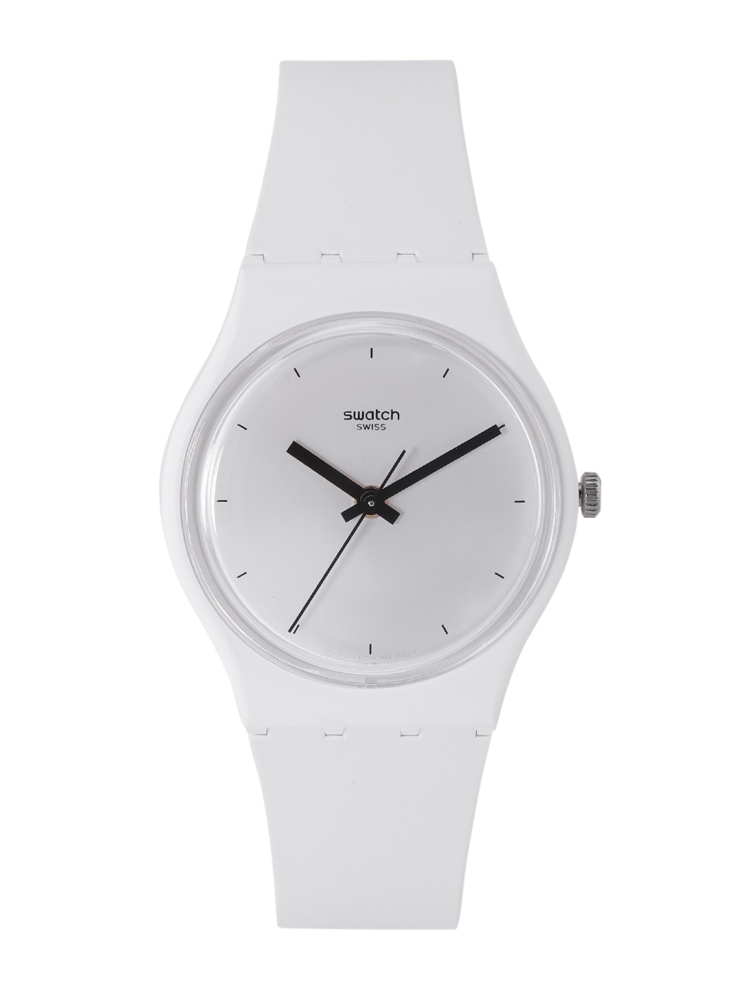 

Swatch Unisex White Swiss Made Solid Water Resistant Analogue Watch SO31W100