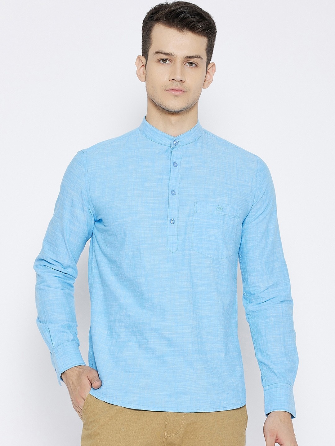 

Crimsoune Club Men Blue Slim Fit Kurta