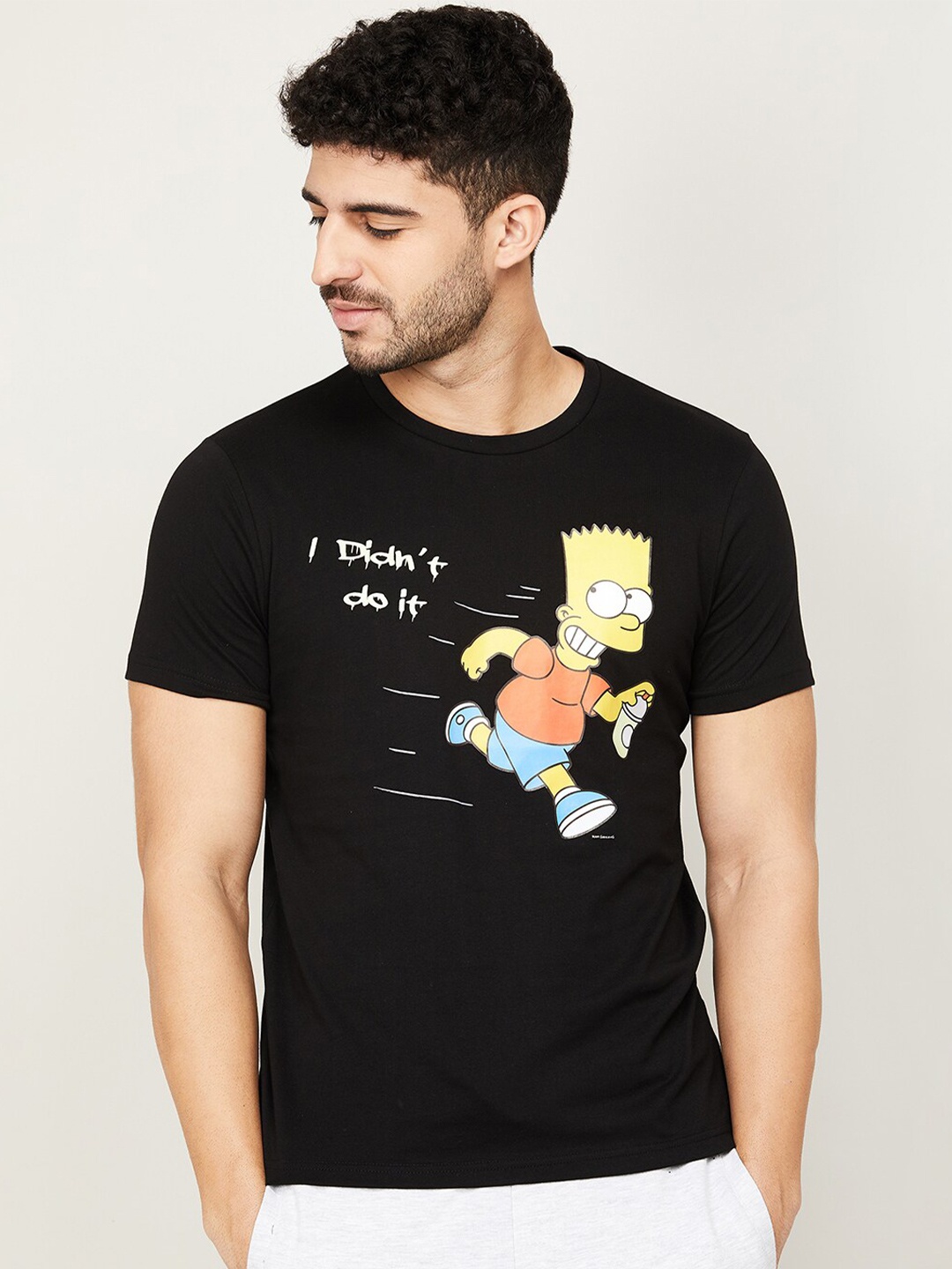 

Fame Forever by Lifestyle Men Black Graphic Printed T-shirt