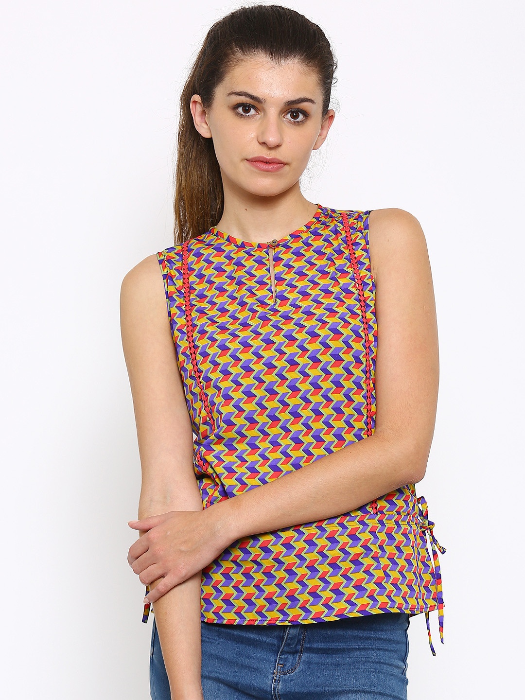 

Style Quotient Women Multicoloured Printed Top, Multi