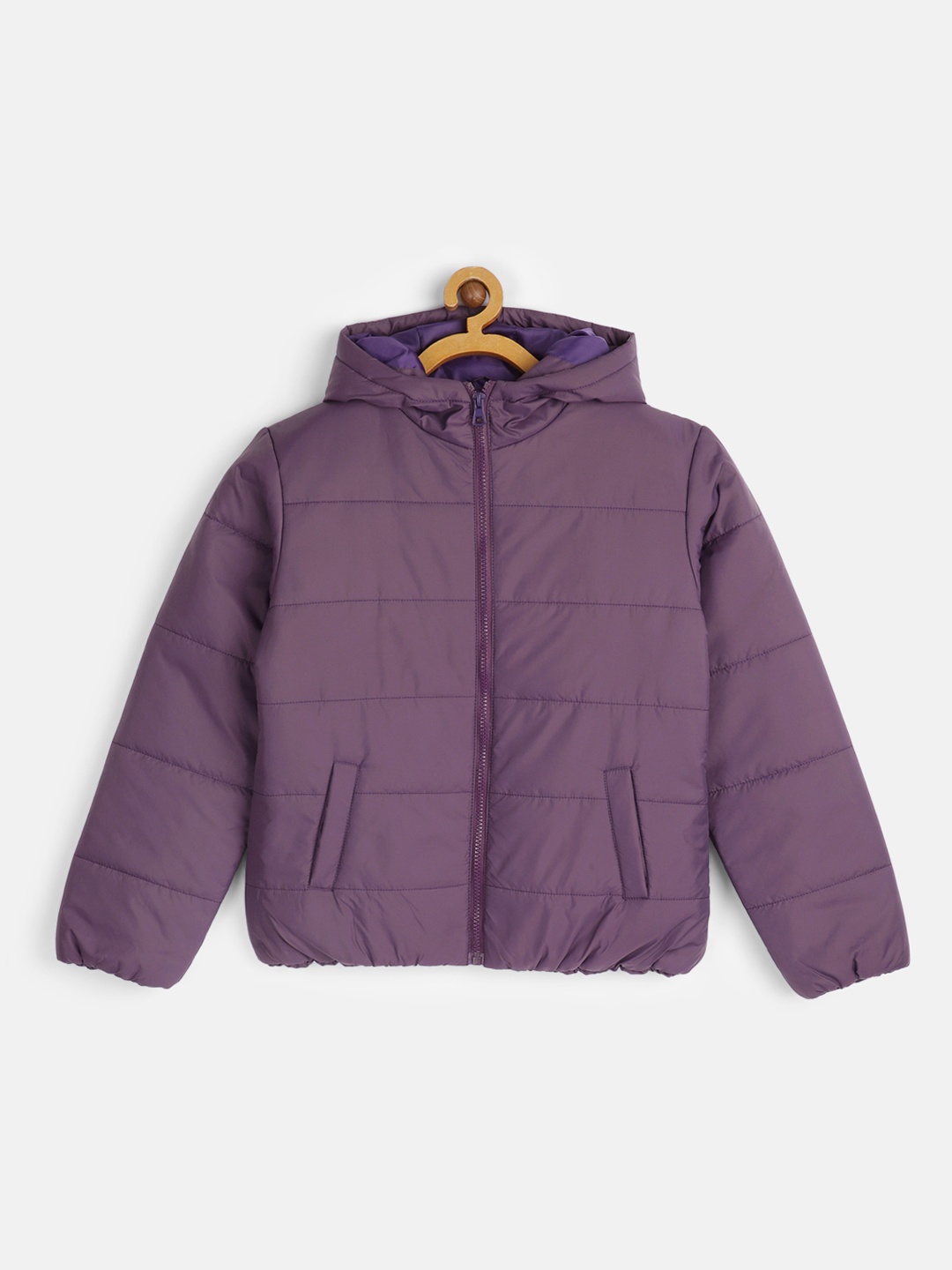 

HERE&NOW Girls Purple Padded Jacket