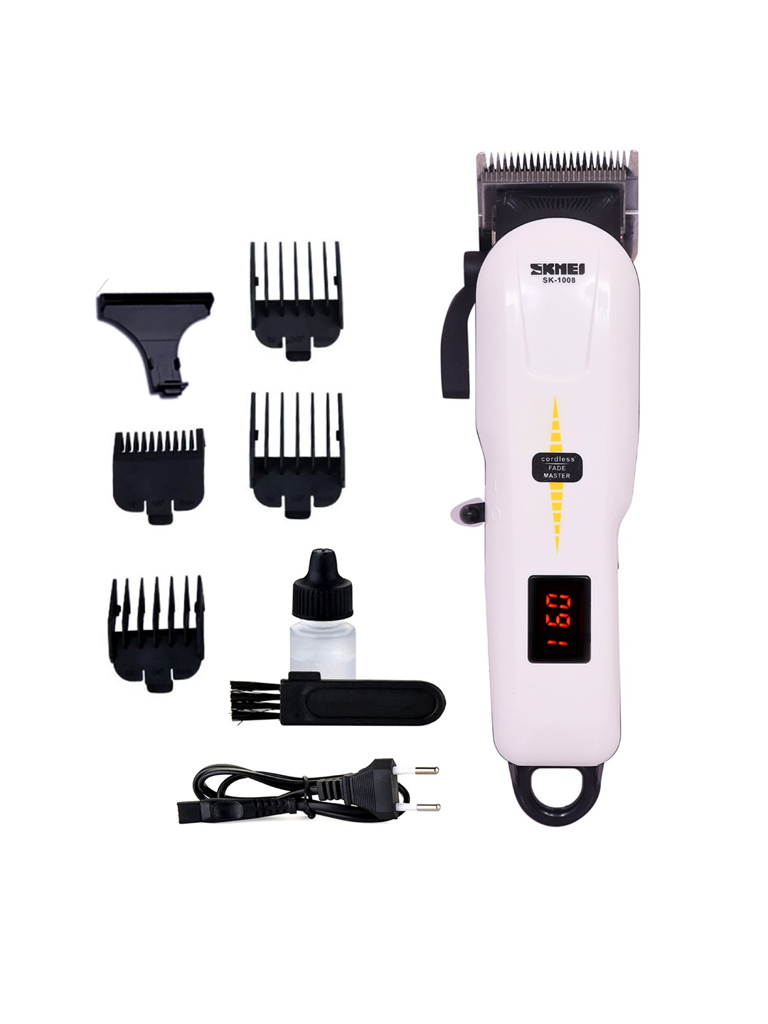 

Skmei Unisex Rechargeable Hair Clipper Razor, White