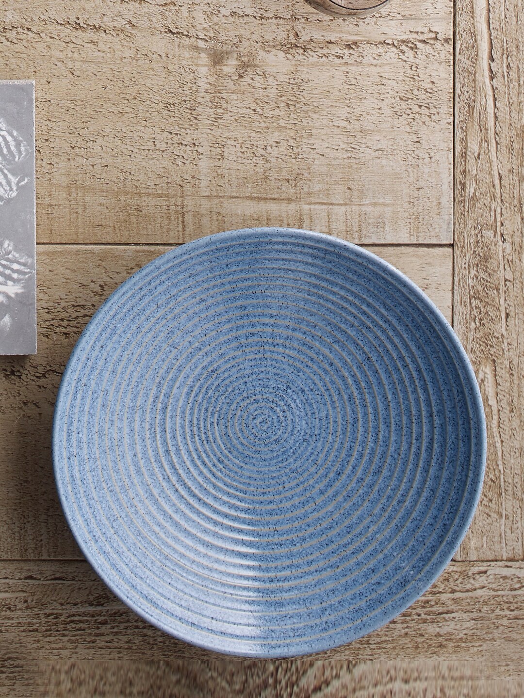 

Denby Blue Handcrafted Textured Ceramic Glossy Bowls