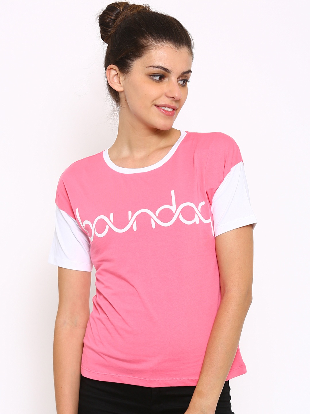 

Style Quotient Women Pink Printed Regular Top
