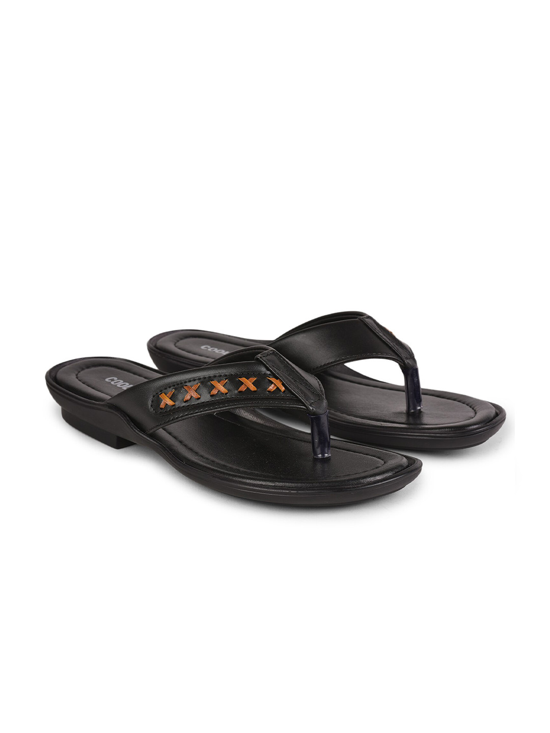 

Liberty Men Black Rubber Thong Flip-Flops