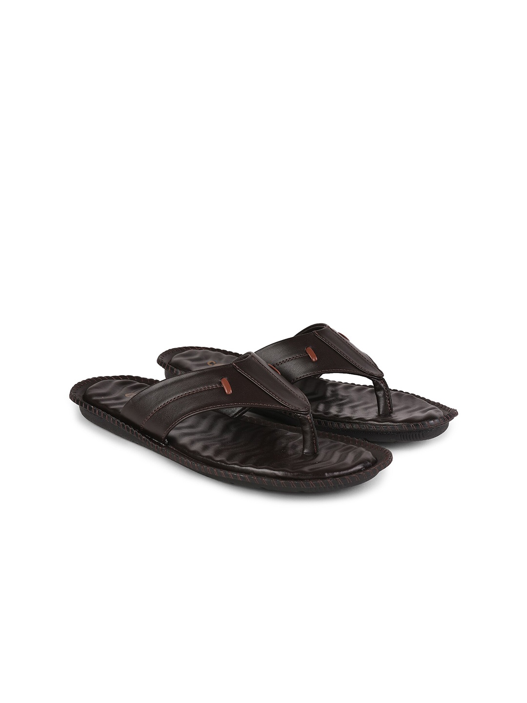 

Liberty Men Brown Rubber Thong Flip-Flops