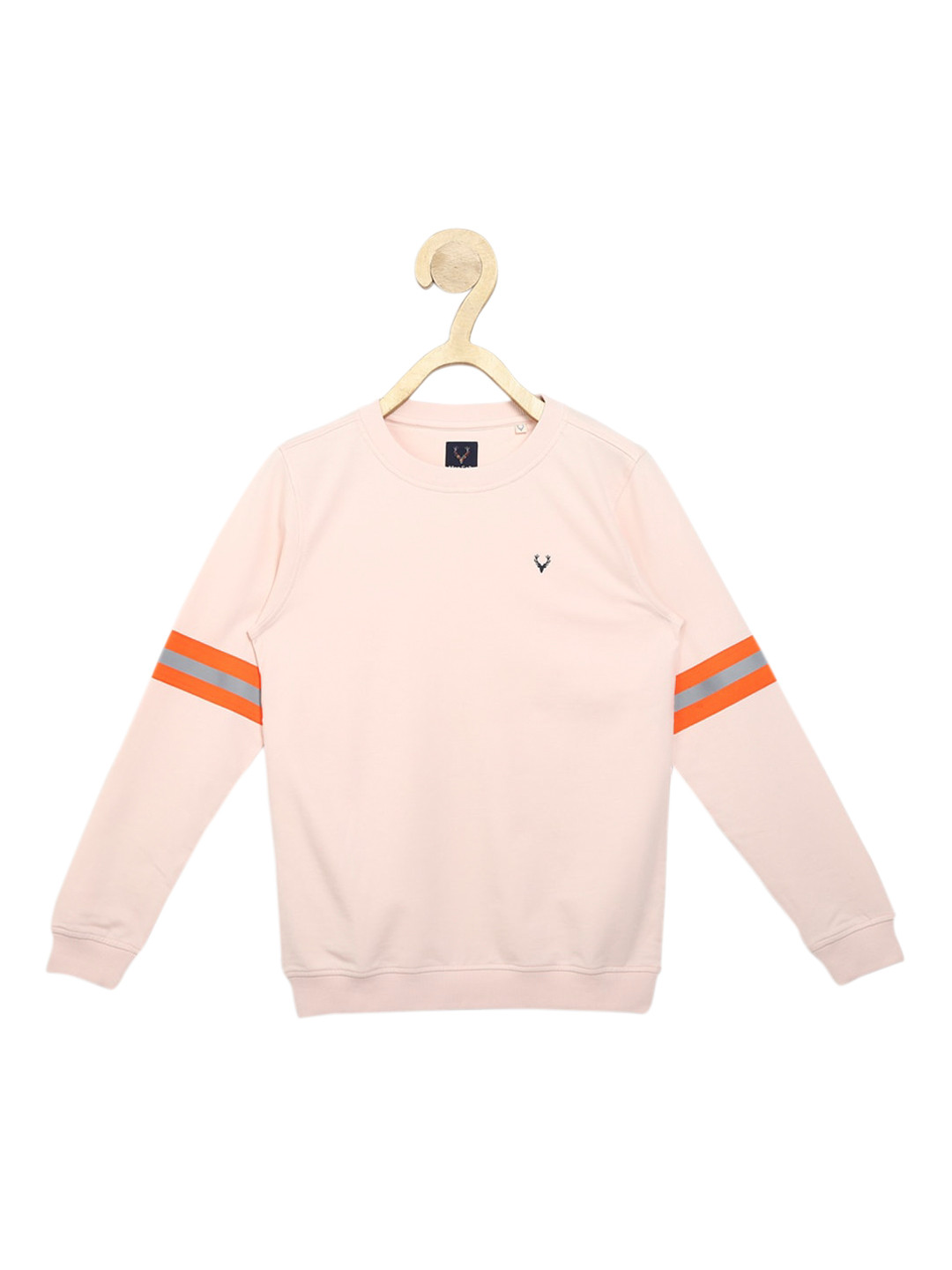 

Allen Solly Junior Boys Pink Solid Sweatshirt