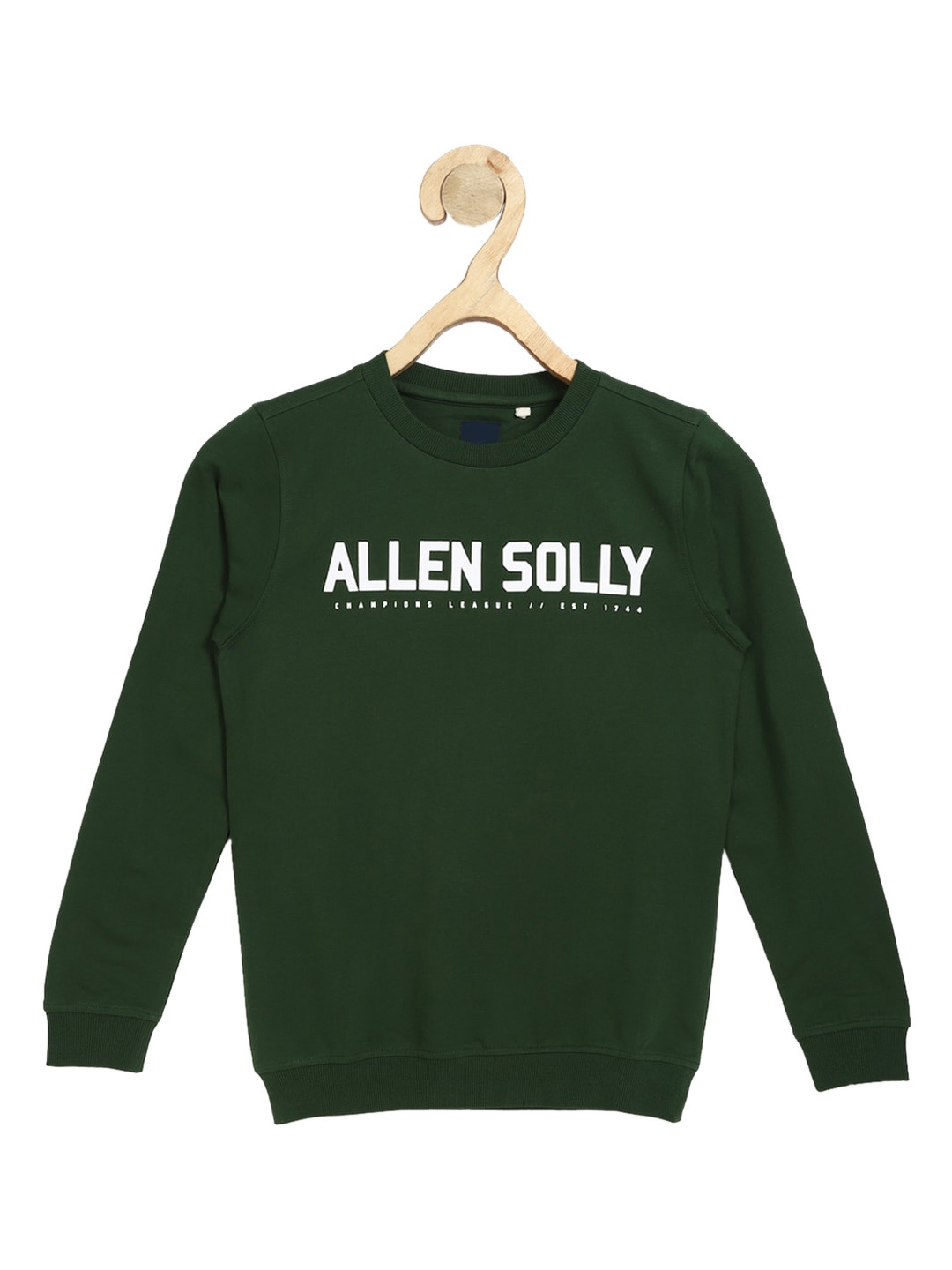 

Allen Solly Junior Boys Green Printed Sweatshirt
