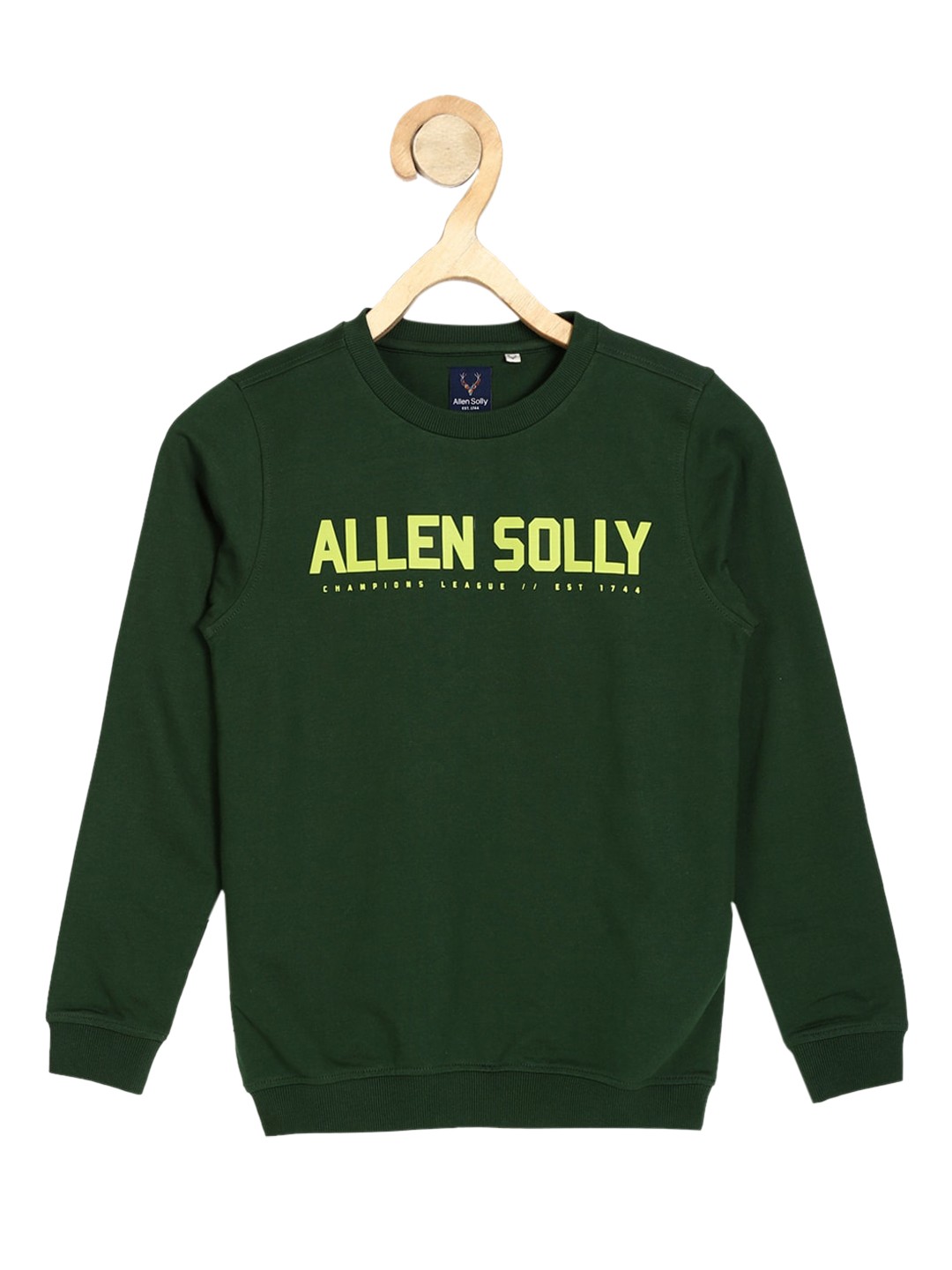 

Allen Solly Junior Boys Green Typography Printed Sweatshirt
