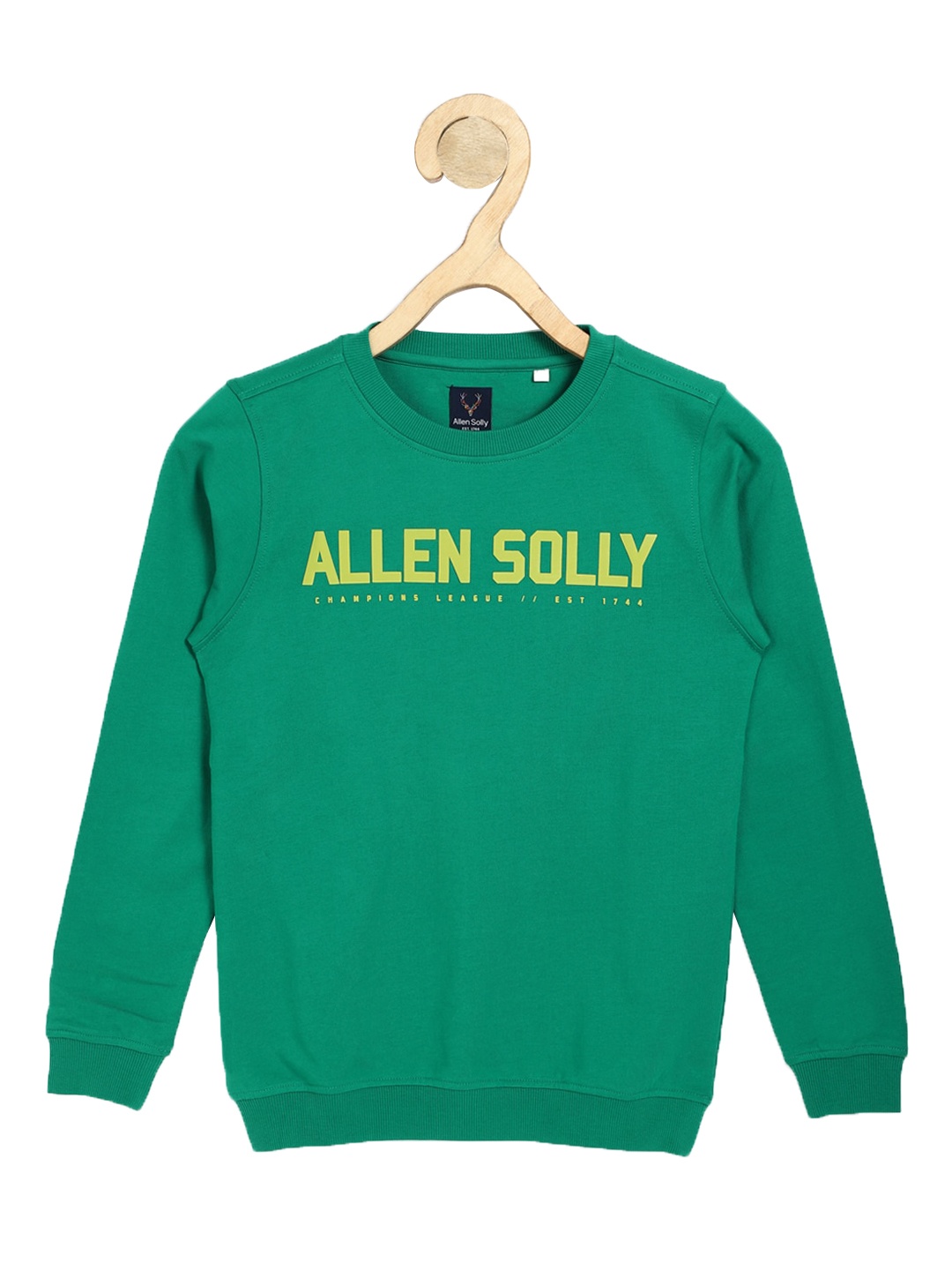 

Allen Solly Junior Boys Green Printed Sweatshirt
