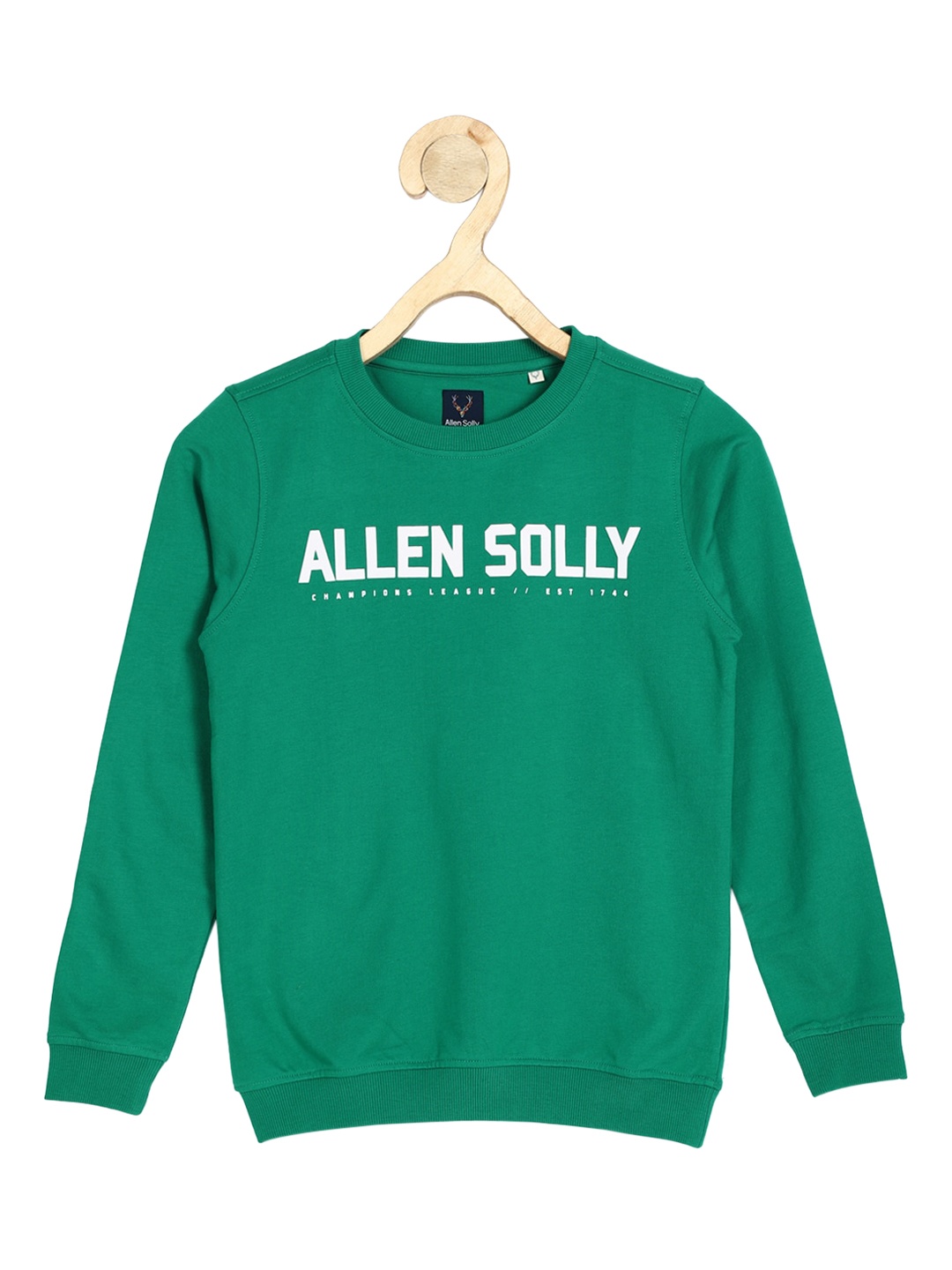 

Allen Solly Junior Boys Green Typography Printed Sweatshirt
