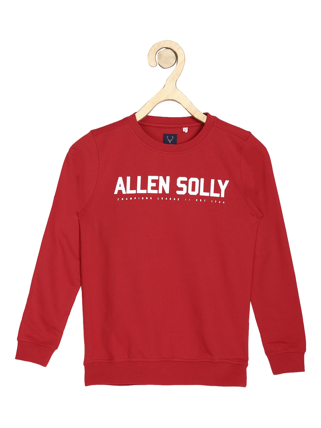 

Allen Solly Junior Boys Red Printed Sweatshirt