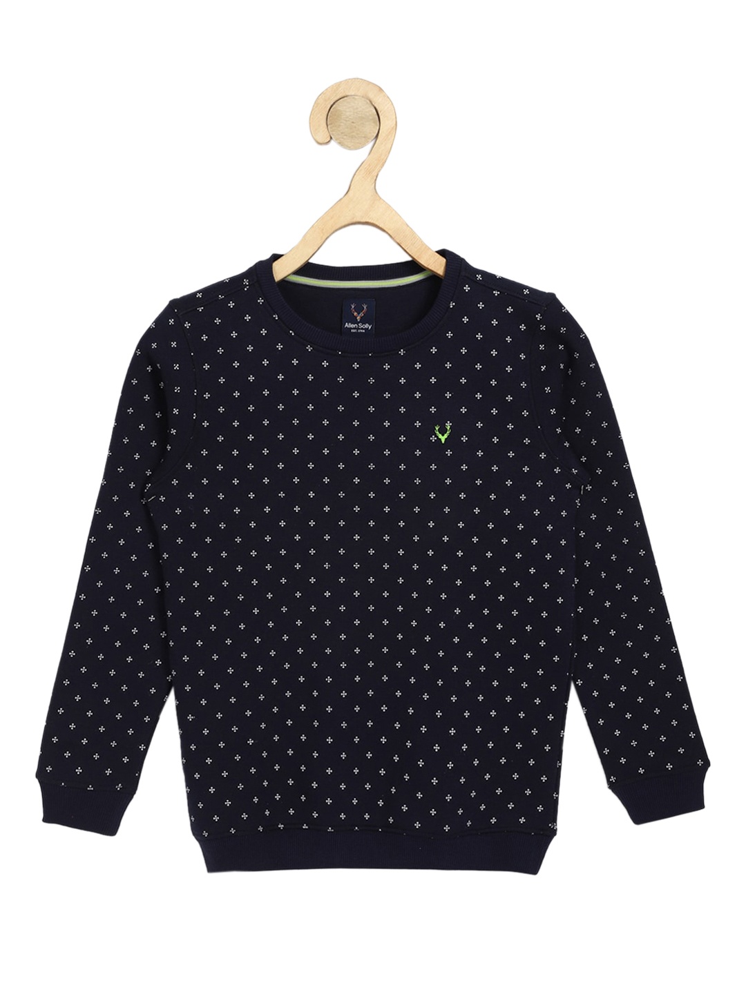

Allen Solly Junior Boys Navy Blue Printed Sweatshirt