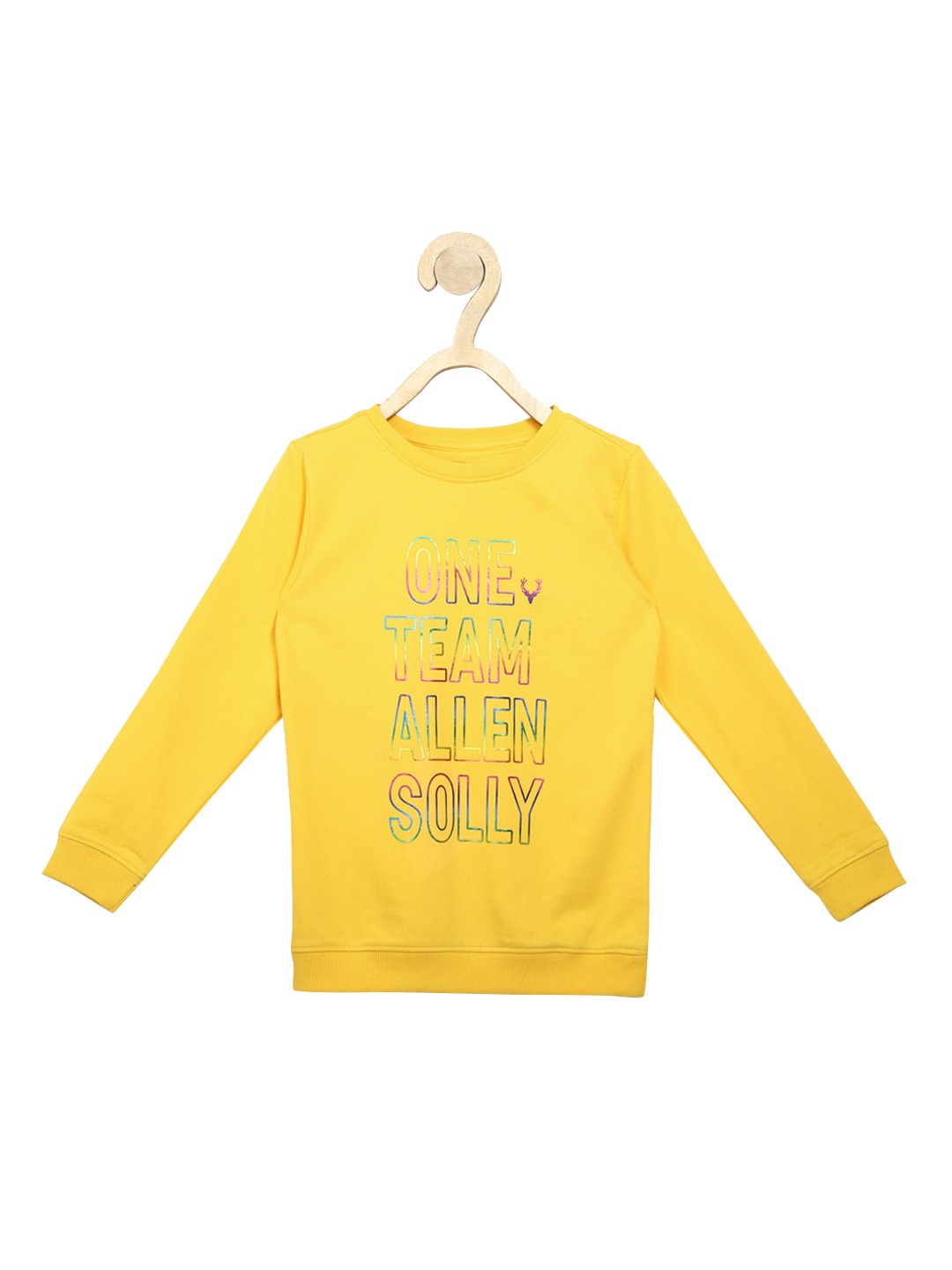 

Allen Solly Junior Boys Yellow Typography Printed Sweatshirt