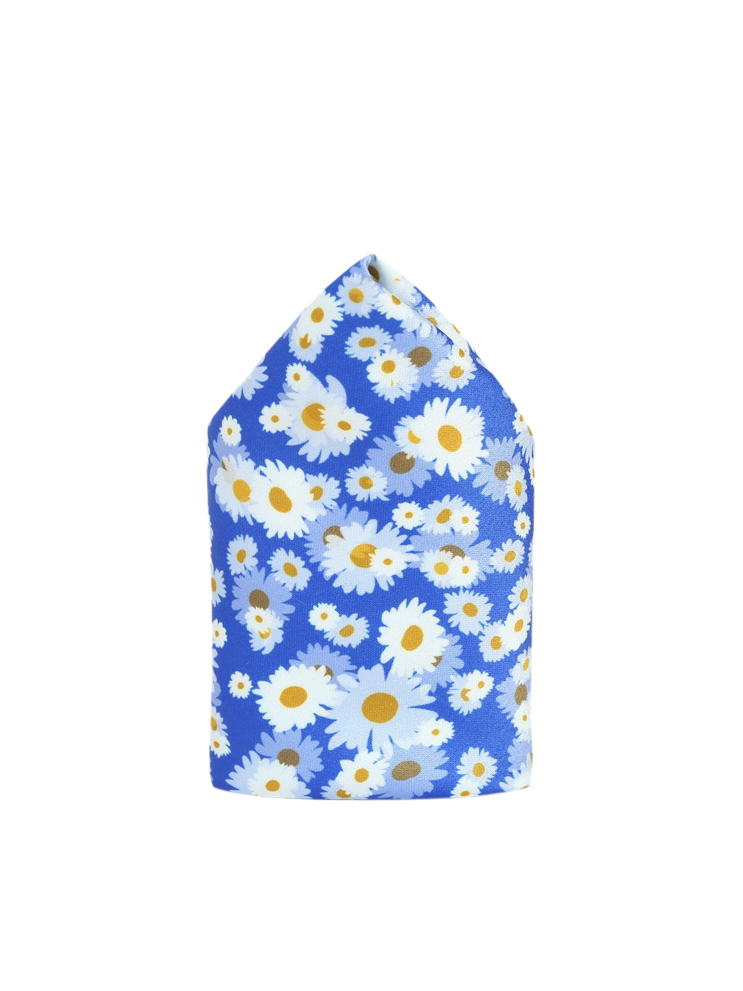 

Tossido Men Blue & White Floral Printed Pocket Square