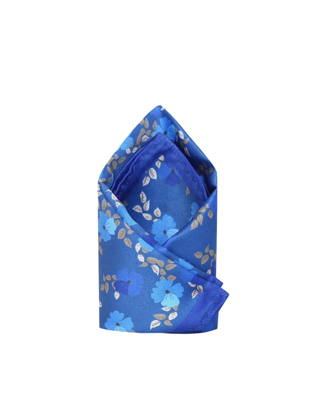 

Tossido Men Blue & Grey Printed Pocket Square