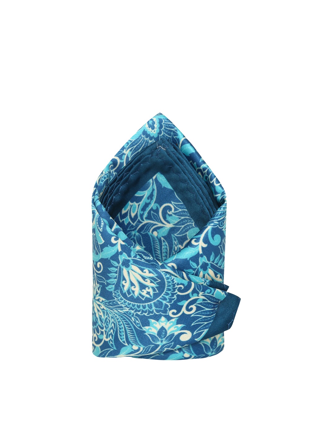 

Tossido Men Blue & Beige Printed Pocket Square