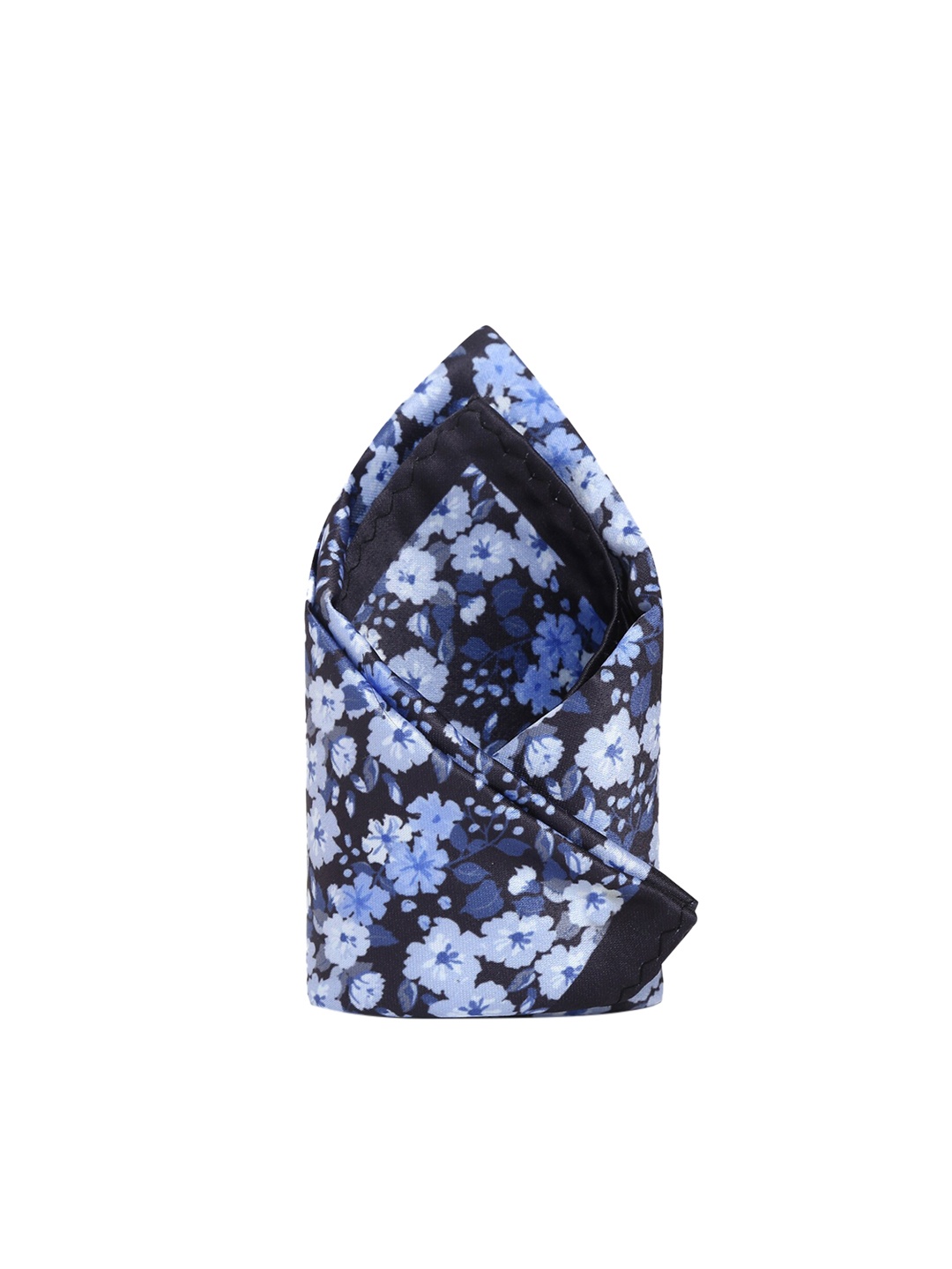 

Tossido Men Navy Blue & White Printed Pocket Square
