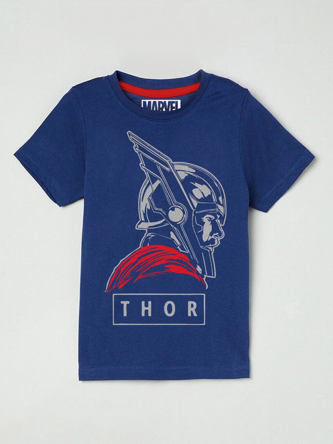 

BonOrganik Boys Blue Thor Printed T-shirt
