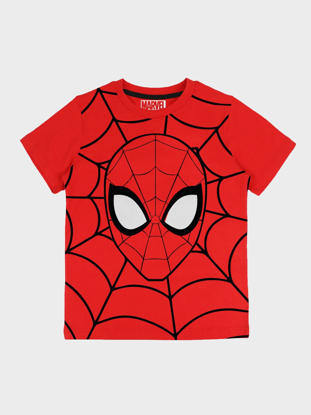 

BonOrganik Boys Red Spider Man printed T-shirt