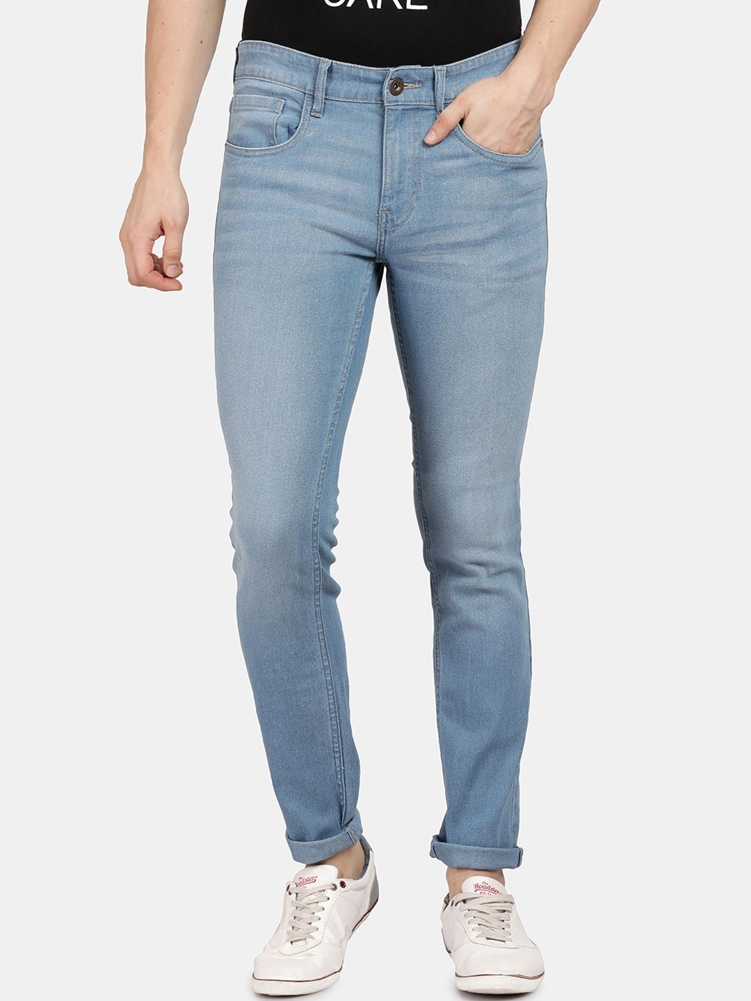 

Llak Jeans Men Blue Mid-Rise Skinny Fit Jeans
