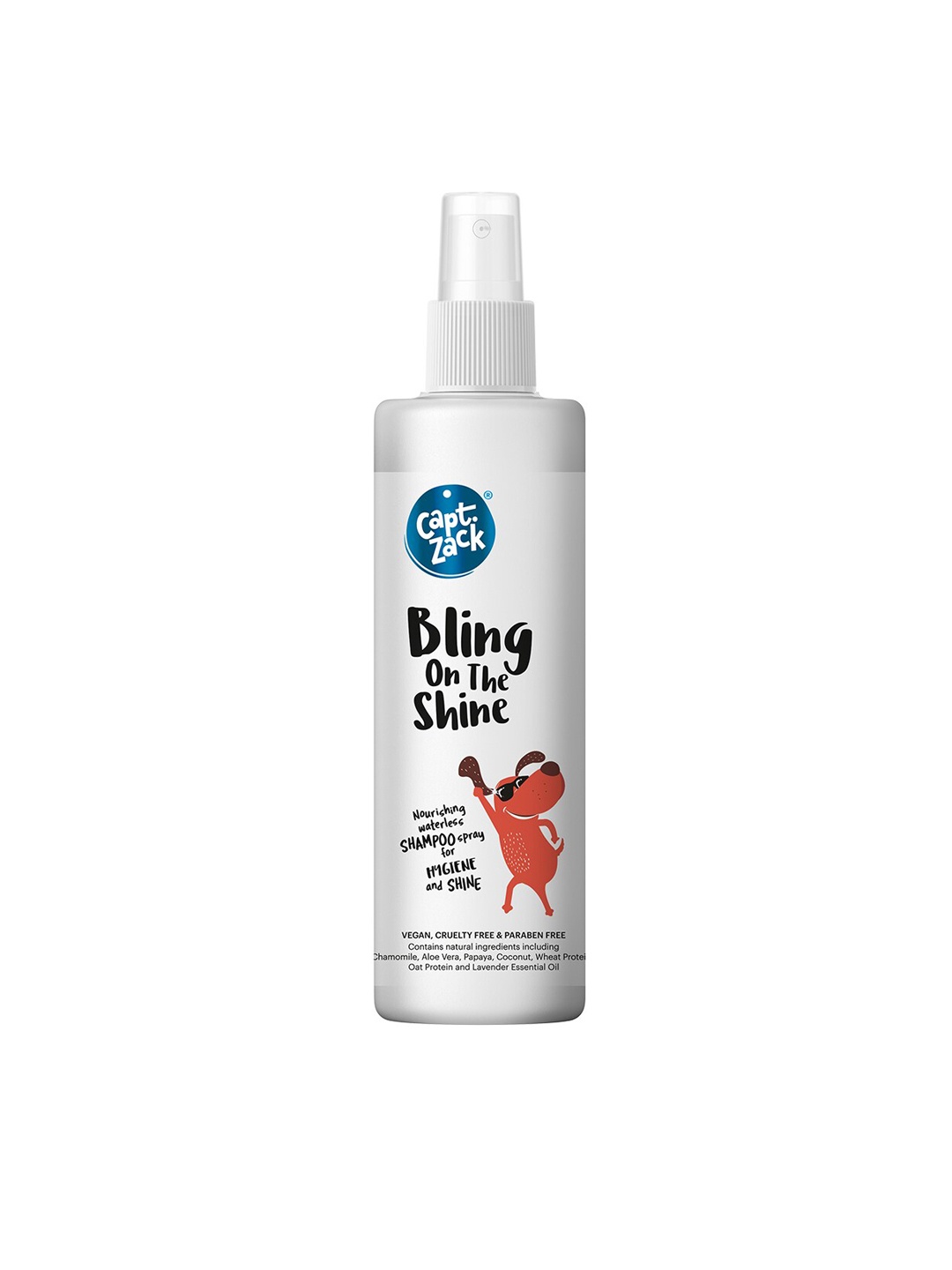 

Captain Zack Bling on the Shine Waterless Shampoo - 250ml, White