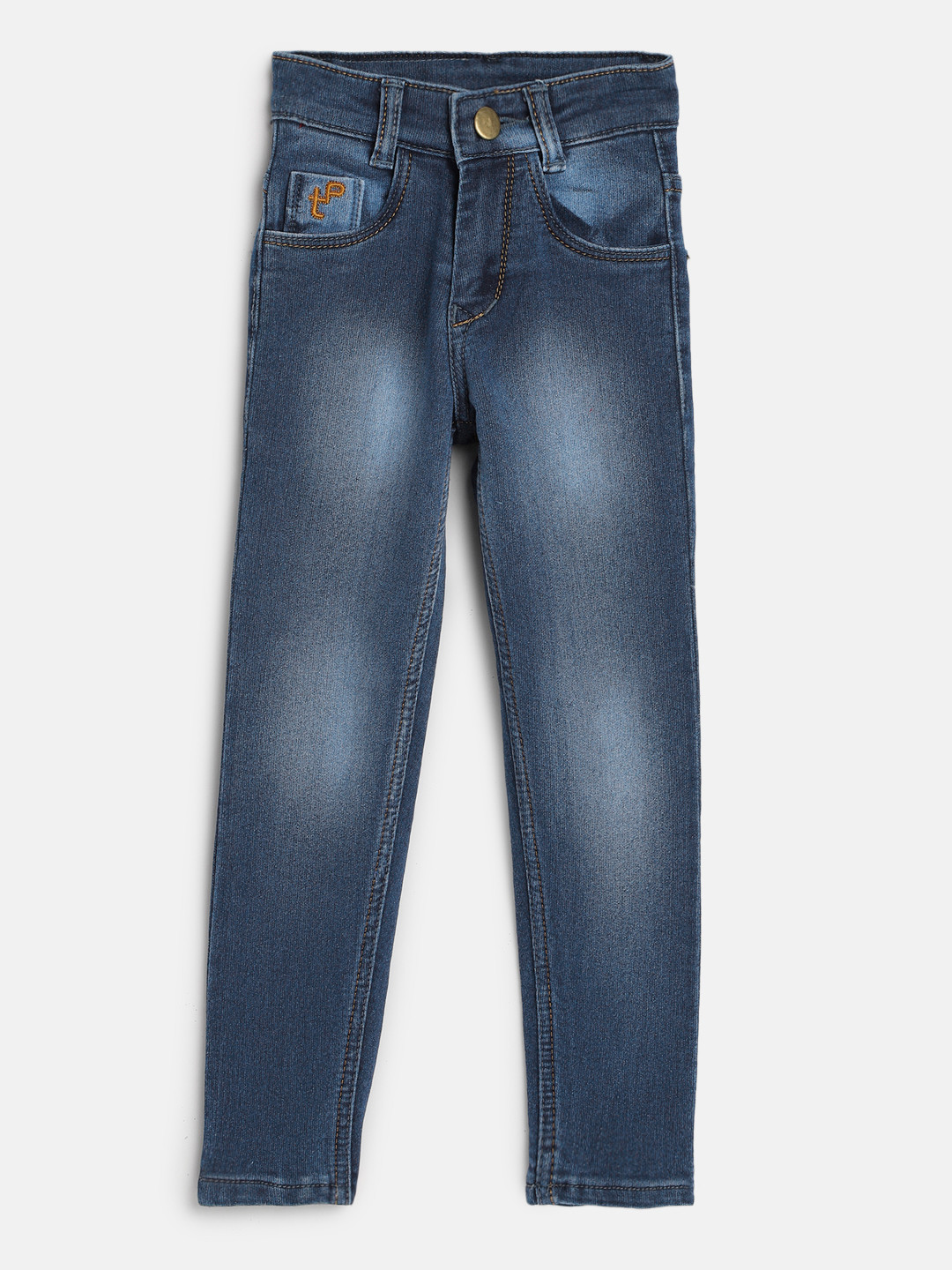 

Toonyport Boys Blue Slim Fit Clean Look Stretchable Jeans